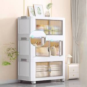 Joybos 3 Pack stackable storage 