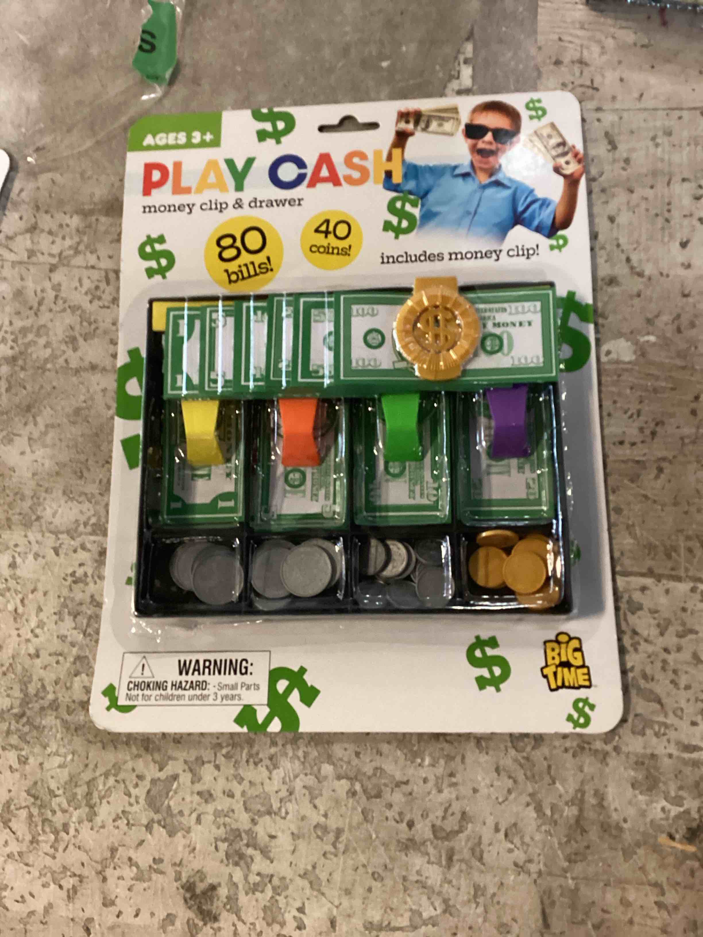 Play Cash Money Clip & Drawer 