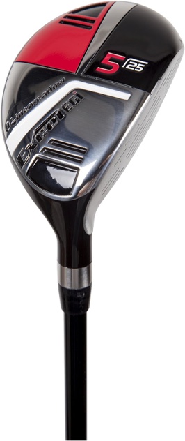 Pinemeadow Golf Men's Excel EGI Hybrid Club, Graphite, 25-Degree, 5, Regular, Left Hand