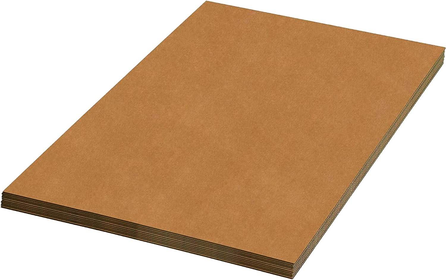 Pack of 10 BOX USA Shipping Cardboard Sheets 36"L x 48"W, 5-Pack | Corrugated Sheets for Packing, Moving and Storage Supplies 2436