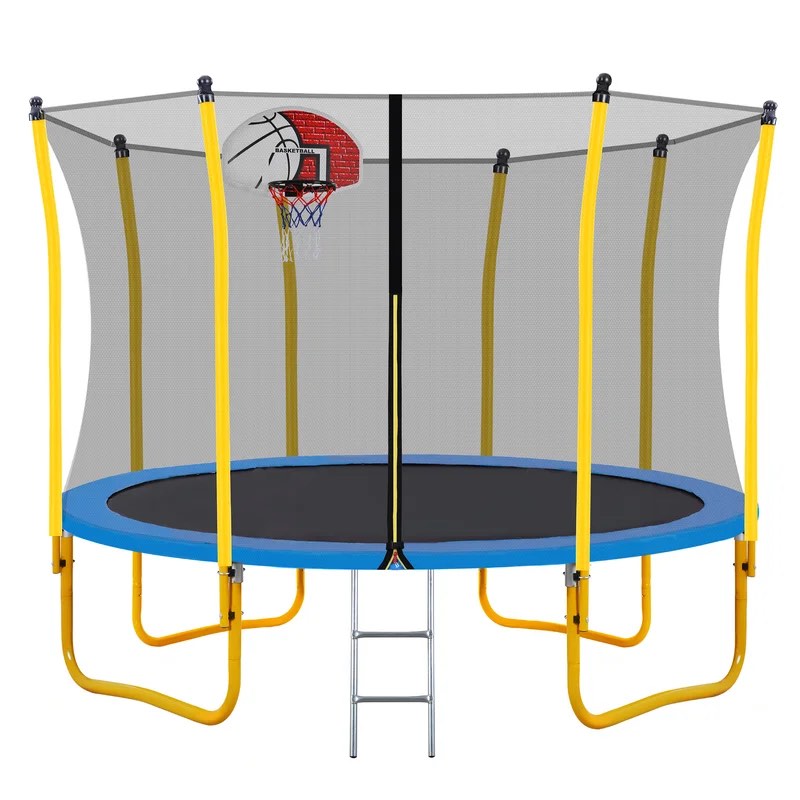 5.5” round backyard trampoline with 