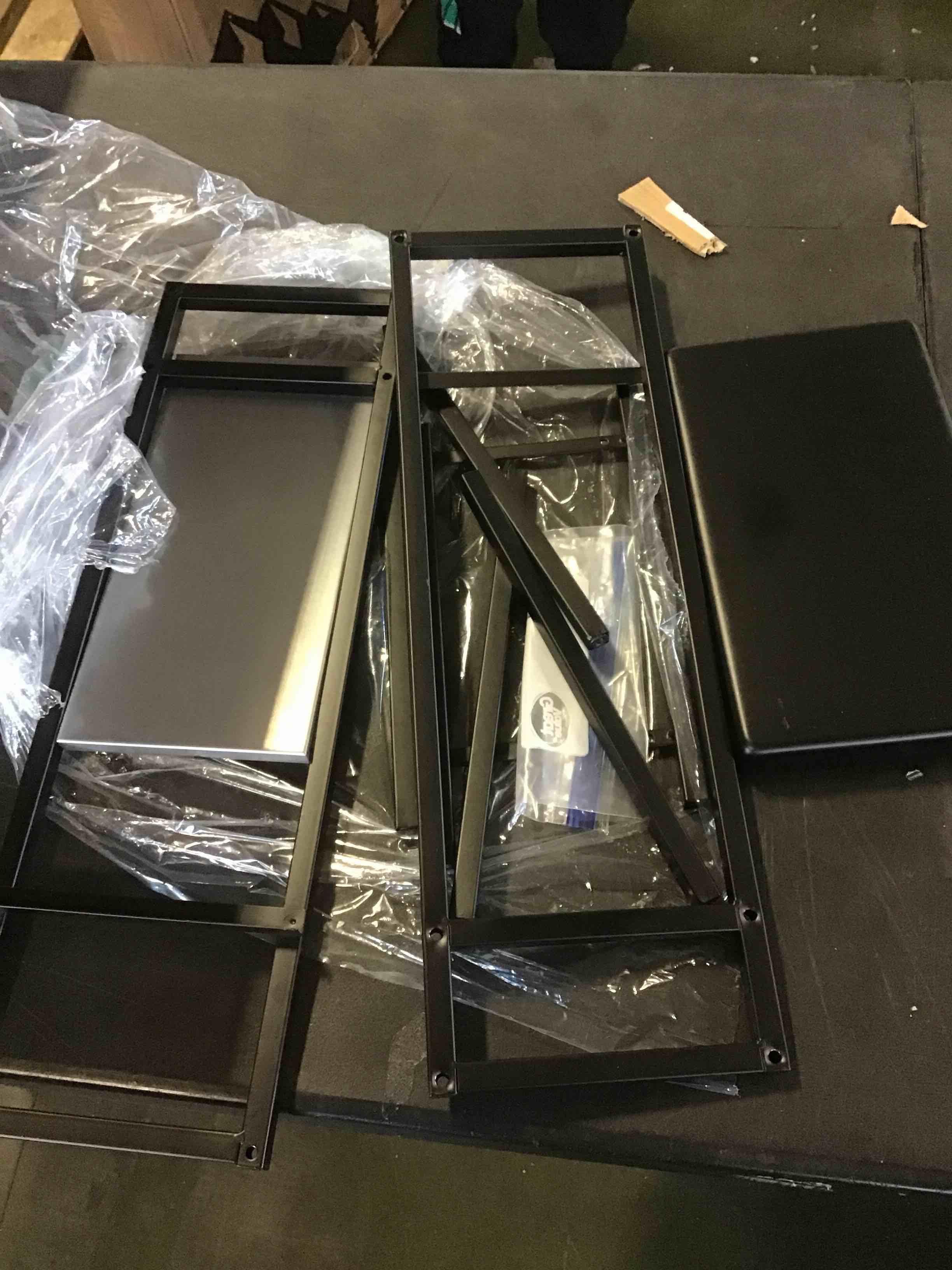 Likeem Fish Tank Stand Metal Aquarium Stand 55 Gallon Aquarium Turtle Tank 48.4" x 14.17" x 29.5"
