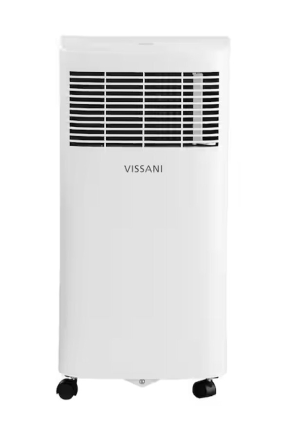 5,300 BTU Portable Air Conditioner Cools  in White