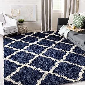 area rug 5’ x 7’, navy