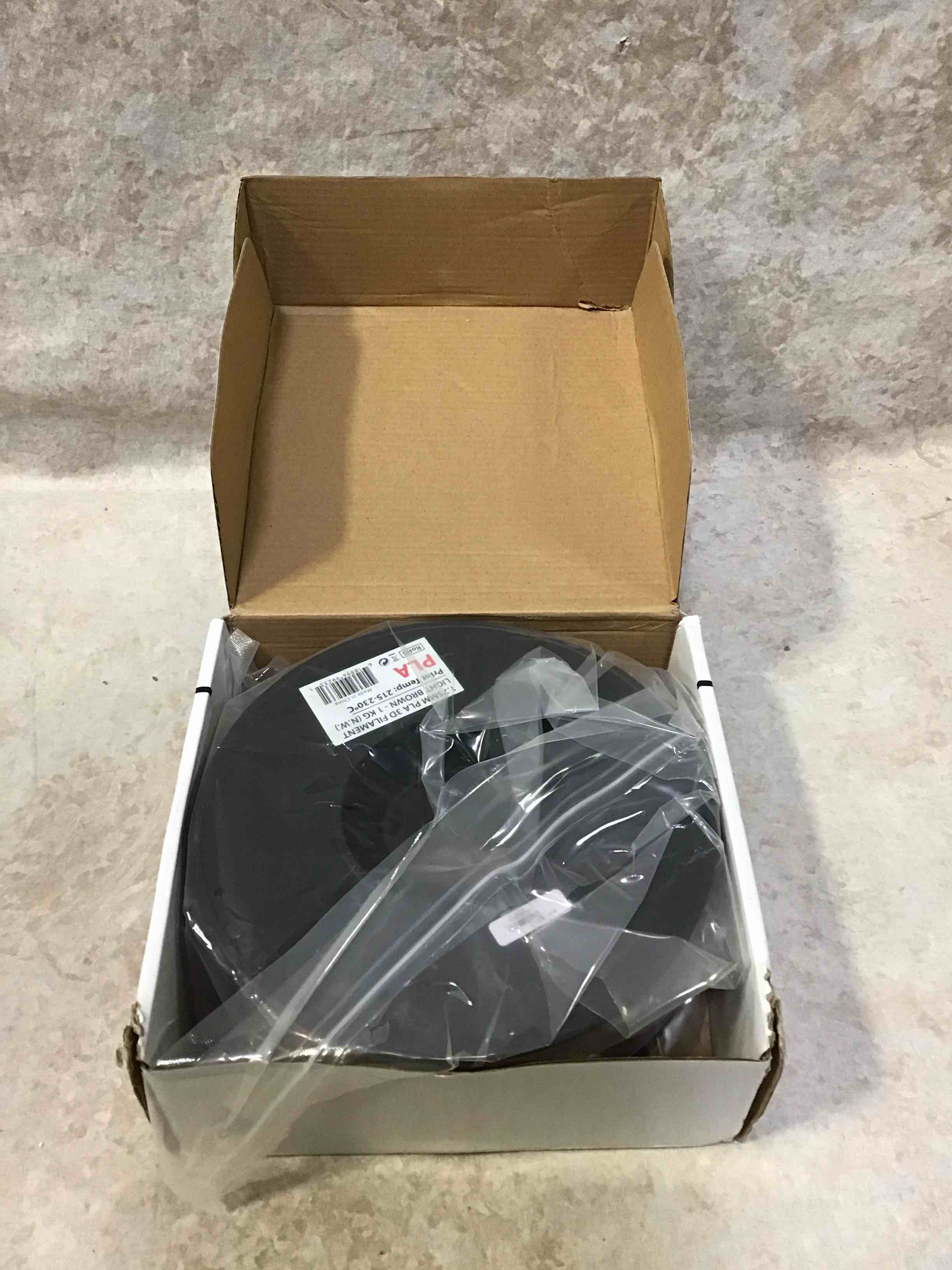 inland premium series 1.75mm brown pla 3d printer filament - 1kg spool (2.2 lbs)