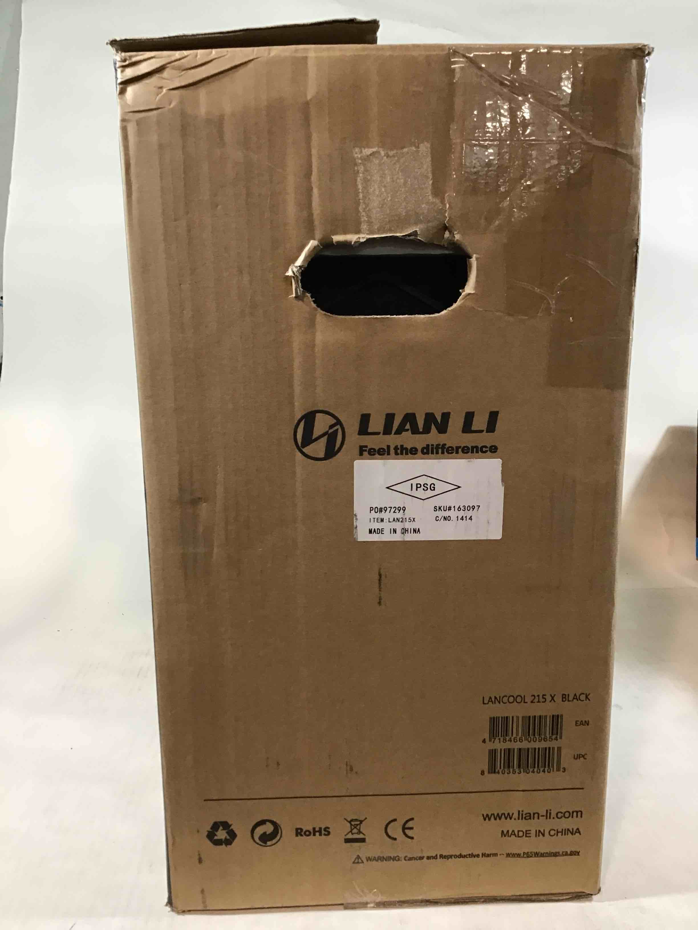 Lian-Li LANCOOL 215 X BLACK 215 Tempered Glass eatx Full Tower Computer Case  Black