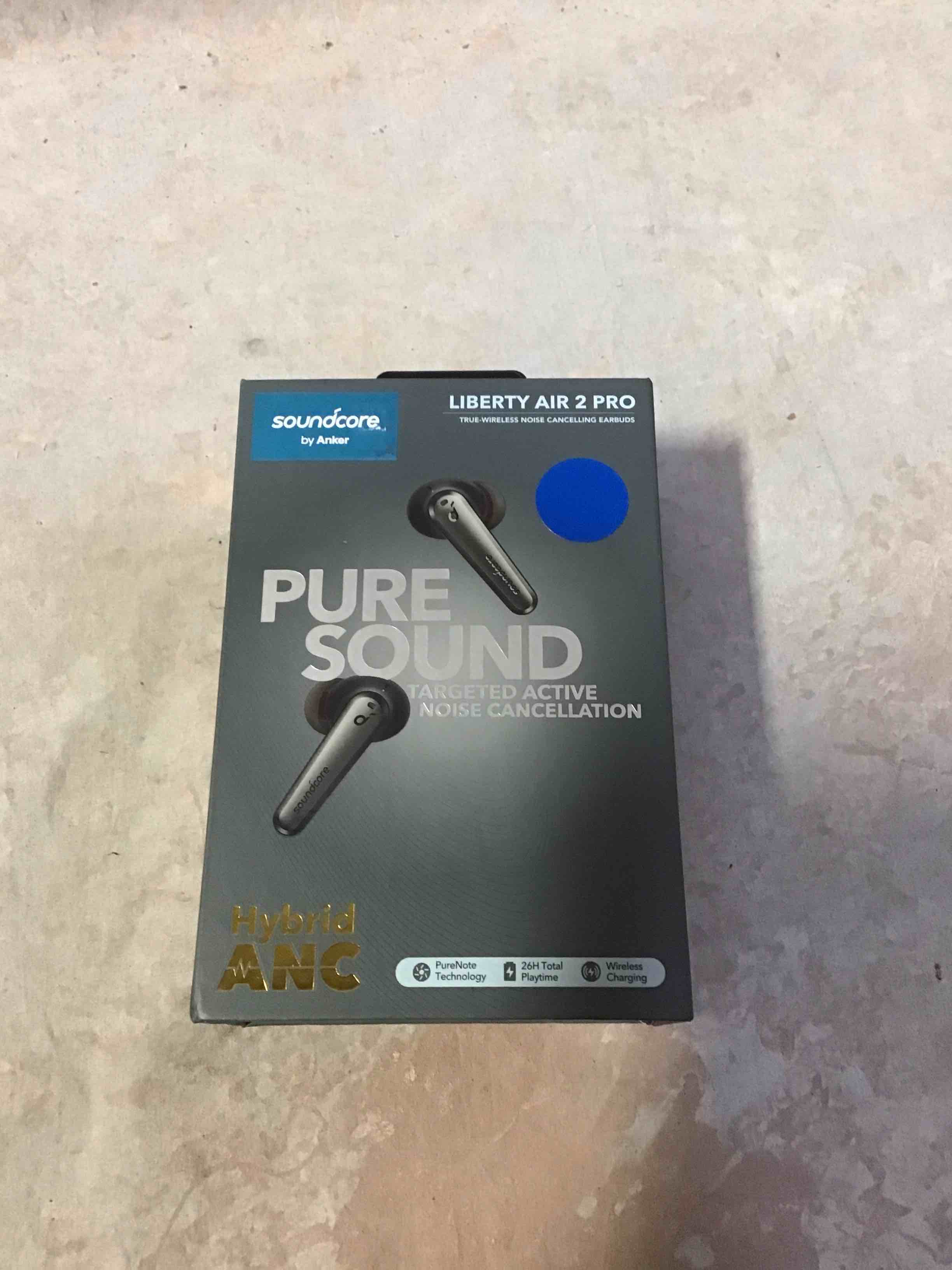 soundcore by anker liberty air 2 pro true wireless bluetooth noise cancelling earbuds - black