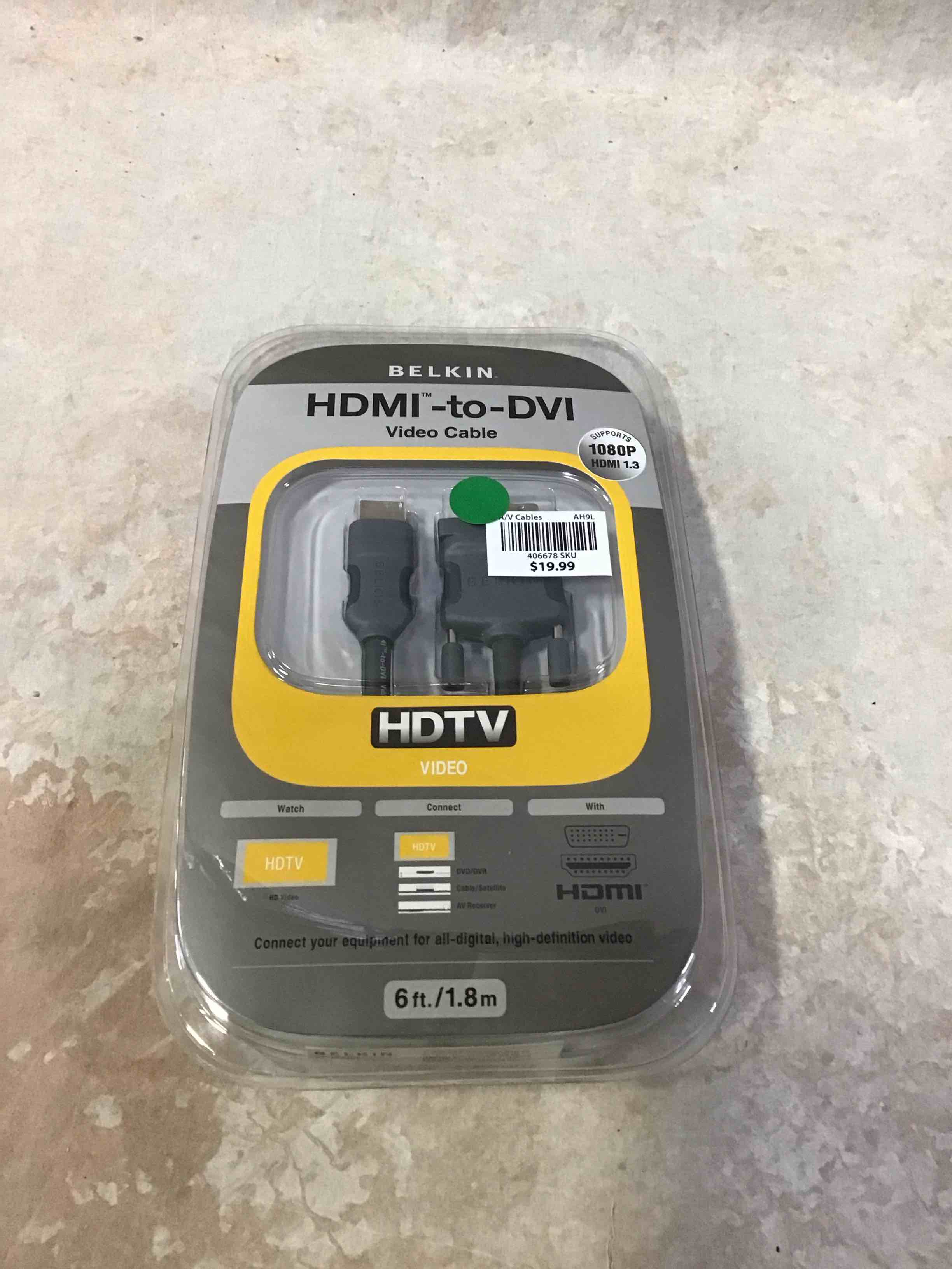 Belkin HDMi to DVI-D Cable