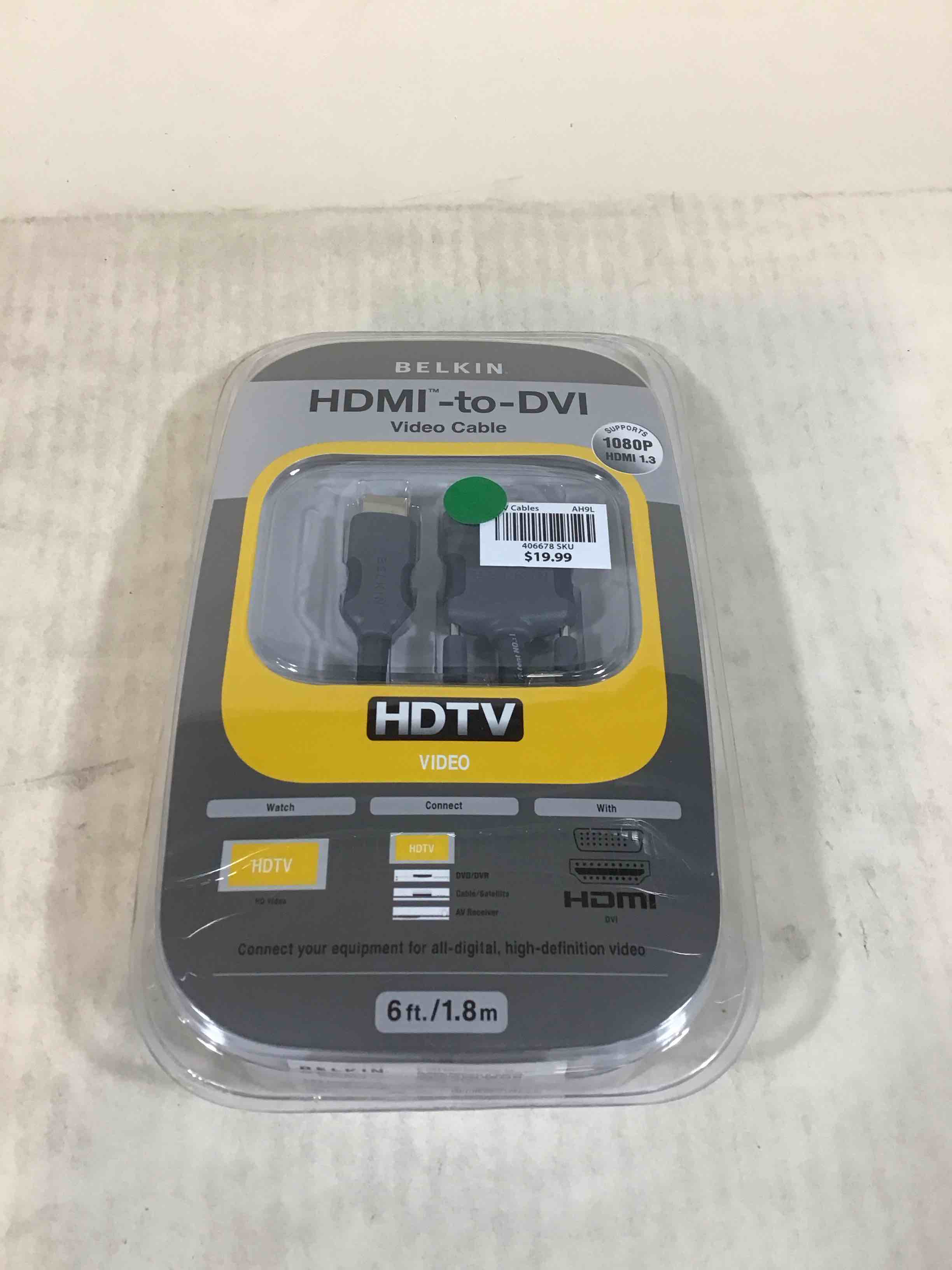 Belkin HDMi to DVI-D Cable