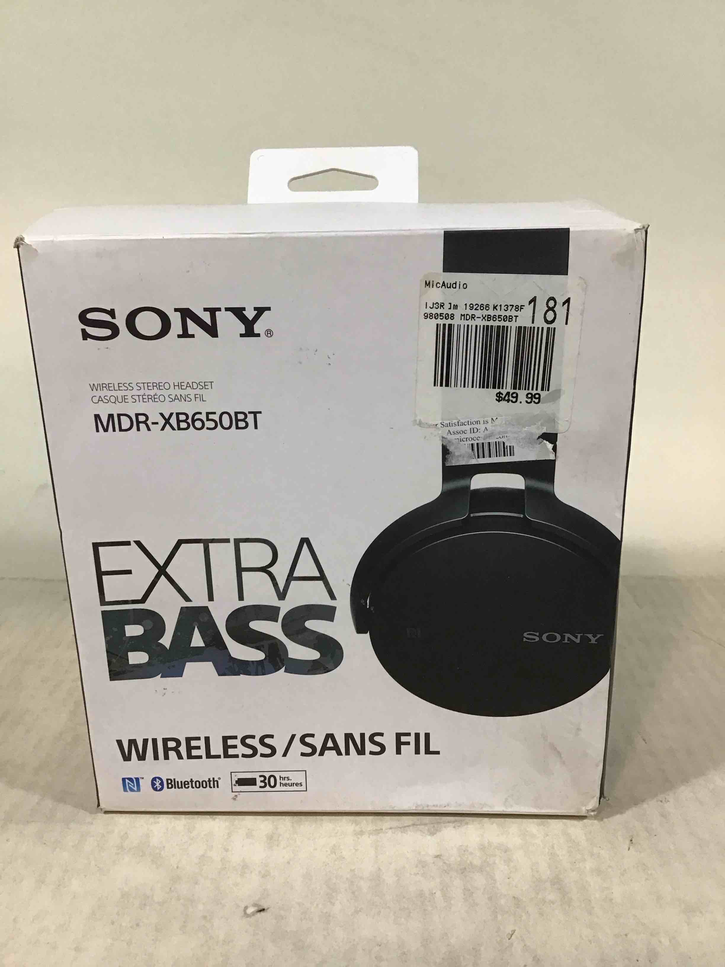 Condition photo showing As Is for Sony Headset