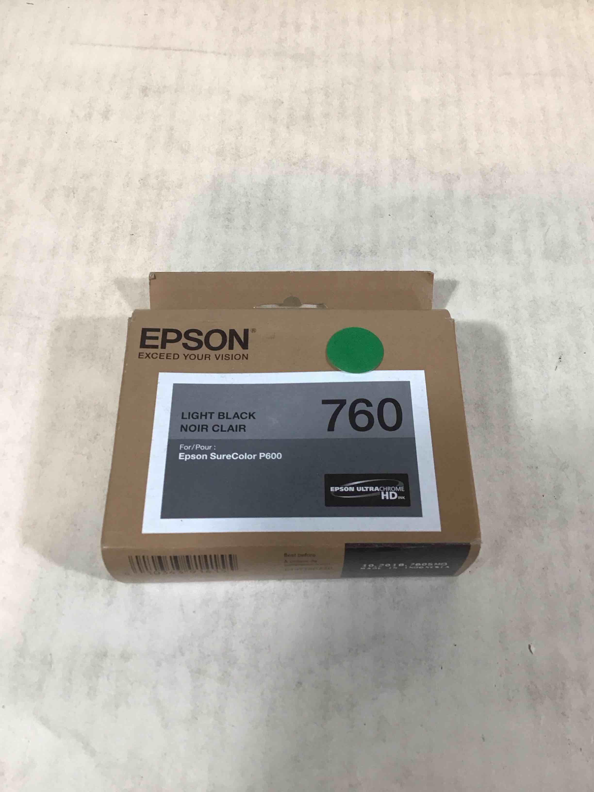 Condition photo showing New/Like New for EPSON INK T760 ULTRCHM HD LT B