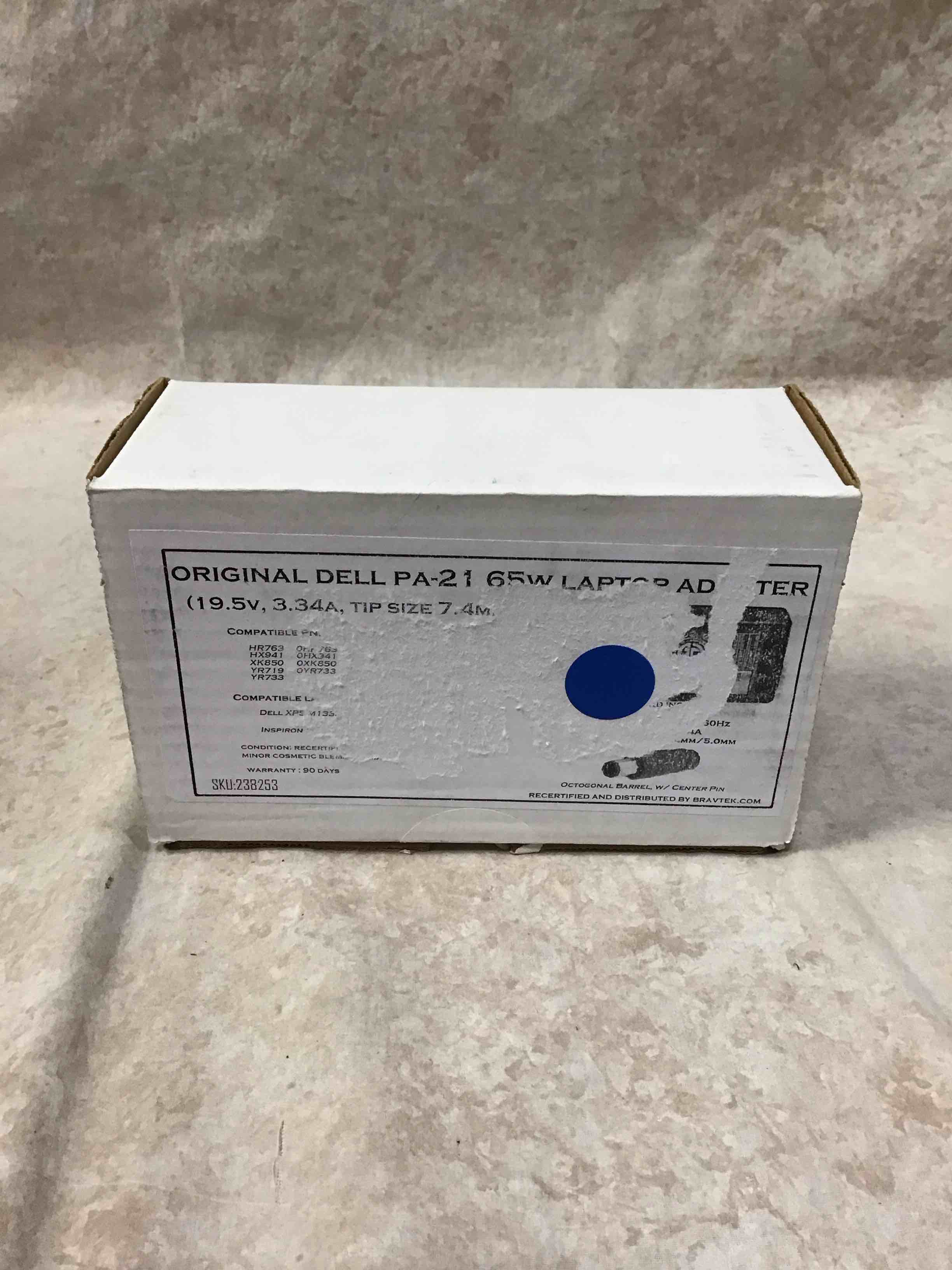 original dell pa-21 65w laptop adapter