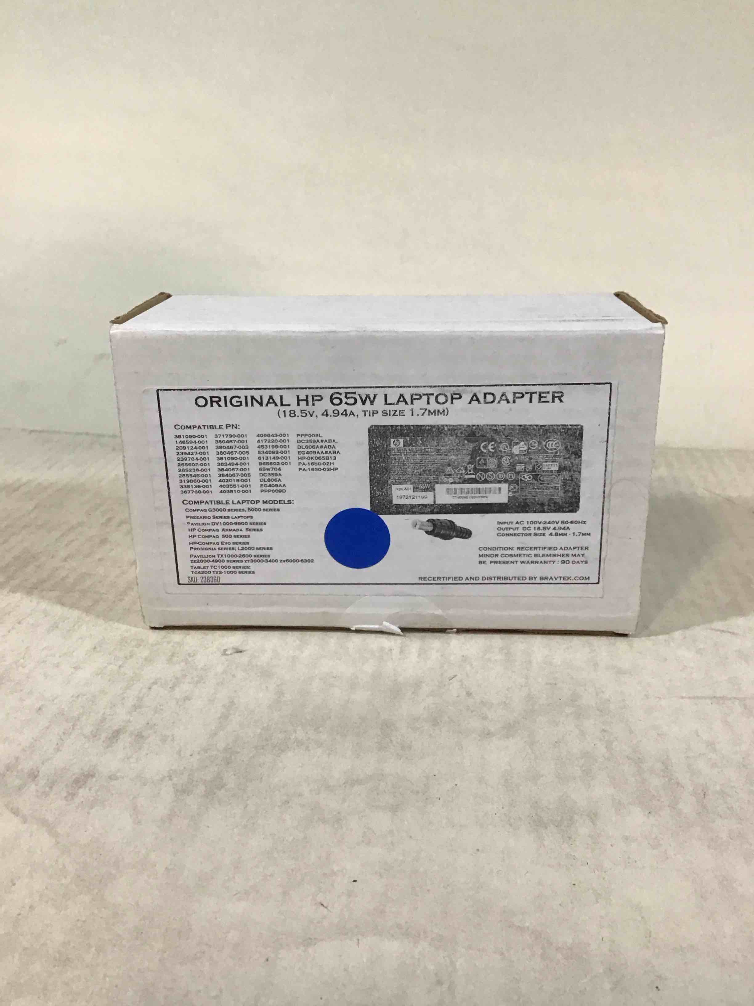 Original HP 65W Laptop Adapter