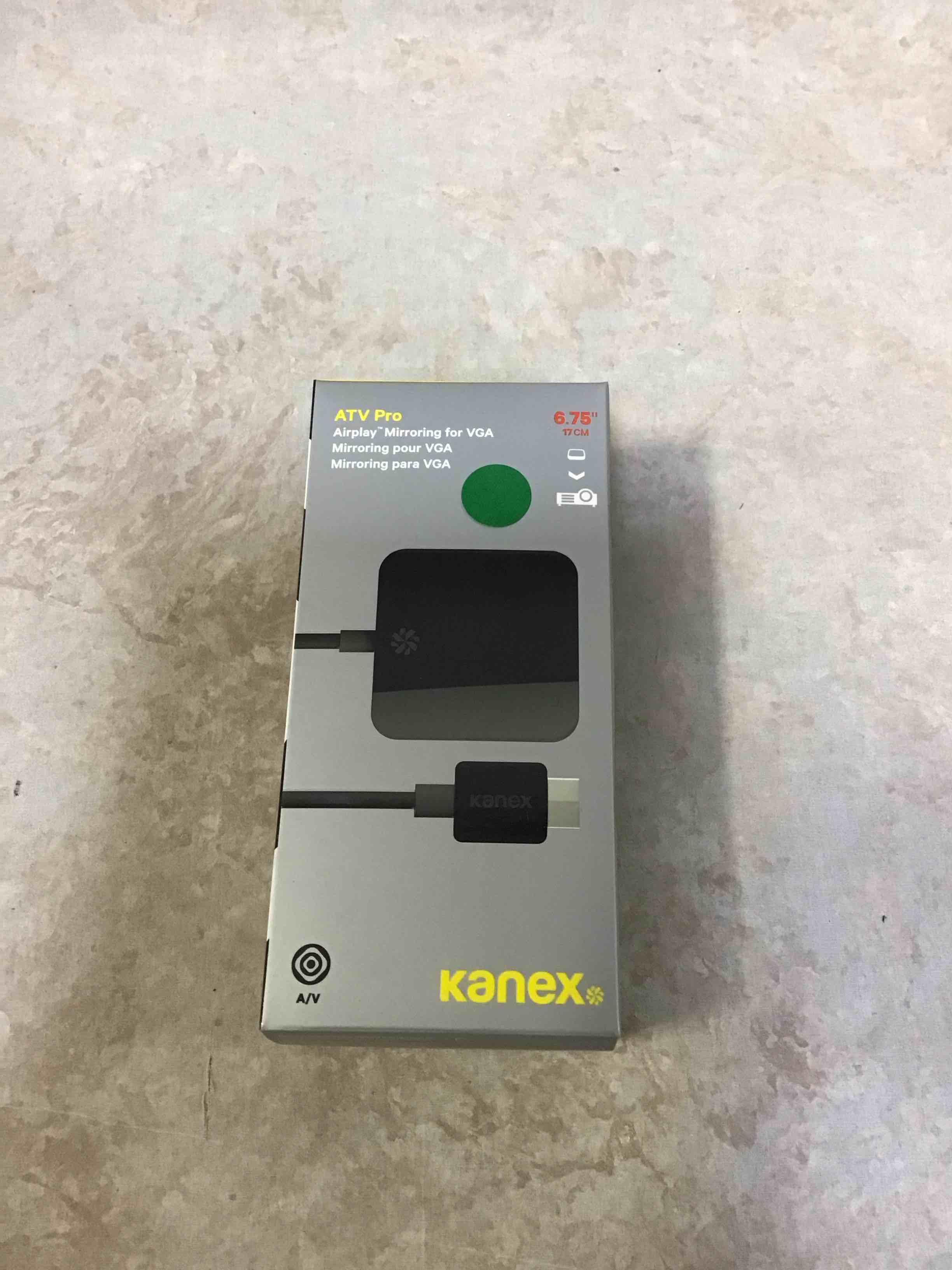 Condition photo showing New/Like New for Kanex HDMI to VGA Adapter for Apple TV (2nd-3rd gen)- HDCP Compliant (ATVPROX) (B00VQPAIUK)