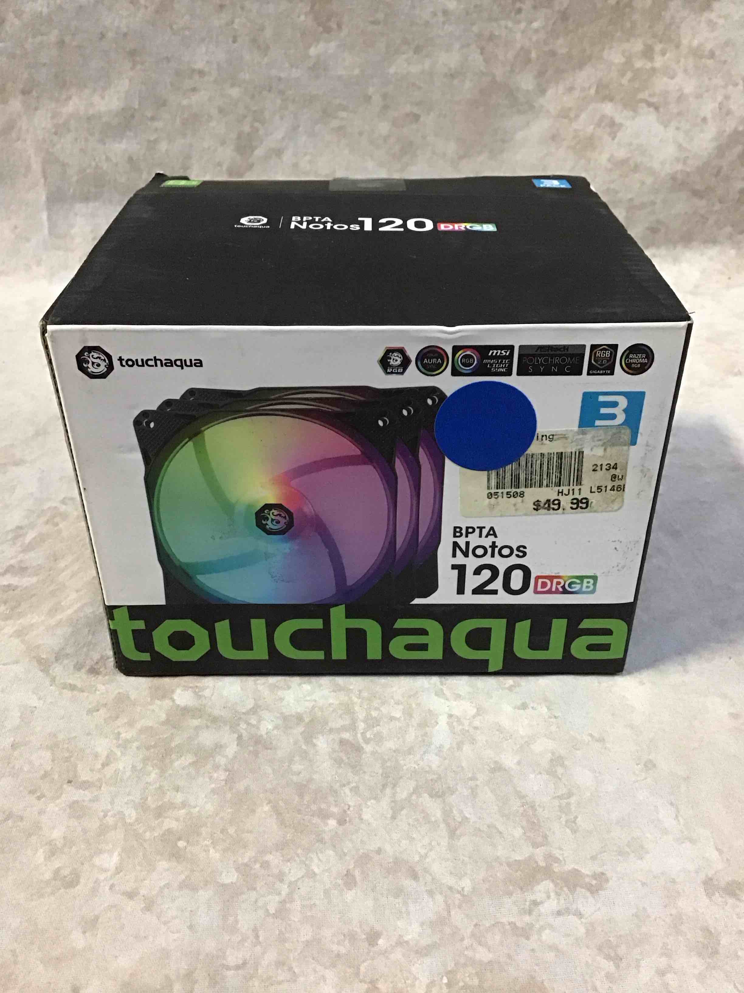 bitspower notos 120mm case fan  drgb computer fan pwm pc cooling fan led high airflow desktop silent cooler 1800 rpm w/pwm fan hub digital rgb controller (3 pack)