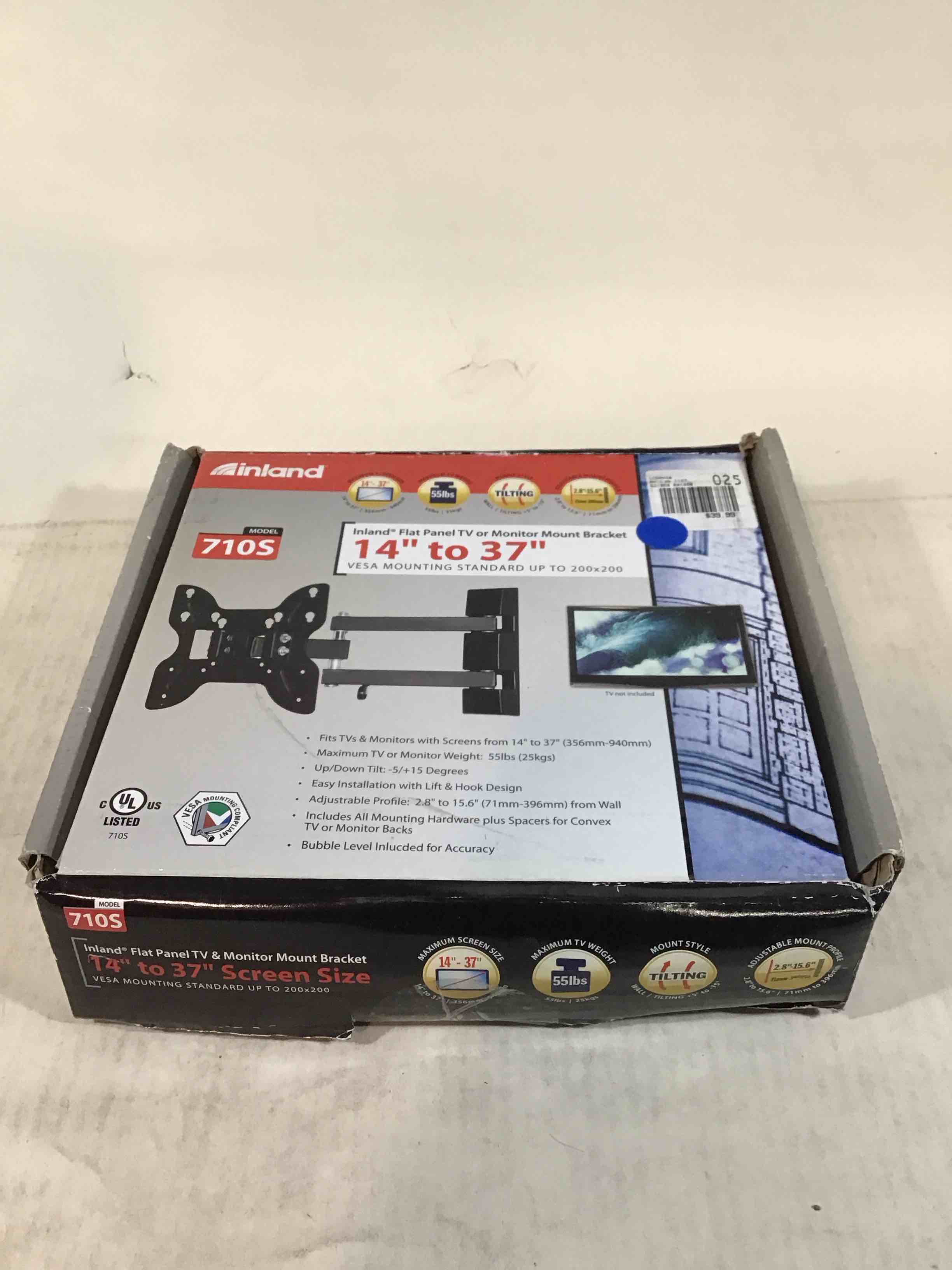 Condition photo showing Good Condition for Inland 14"-42" Swivel TV/Monitor Wall Mount 710S