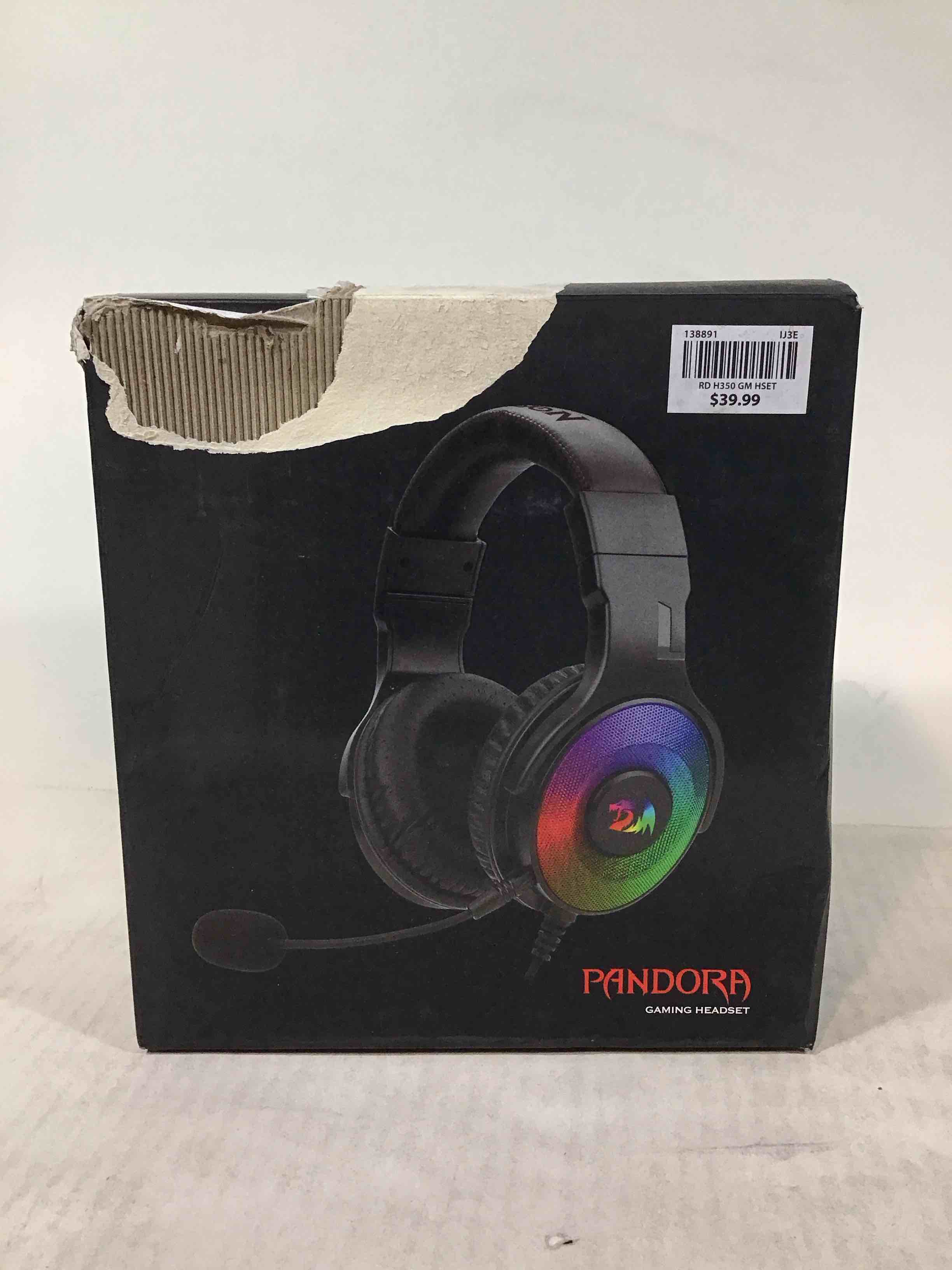 Condition photo showing Good Condition for REDRAGON - H350 RGB Pandora Wired 7.1 Surround Gaming Headset - Black
