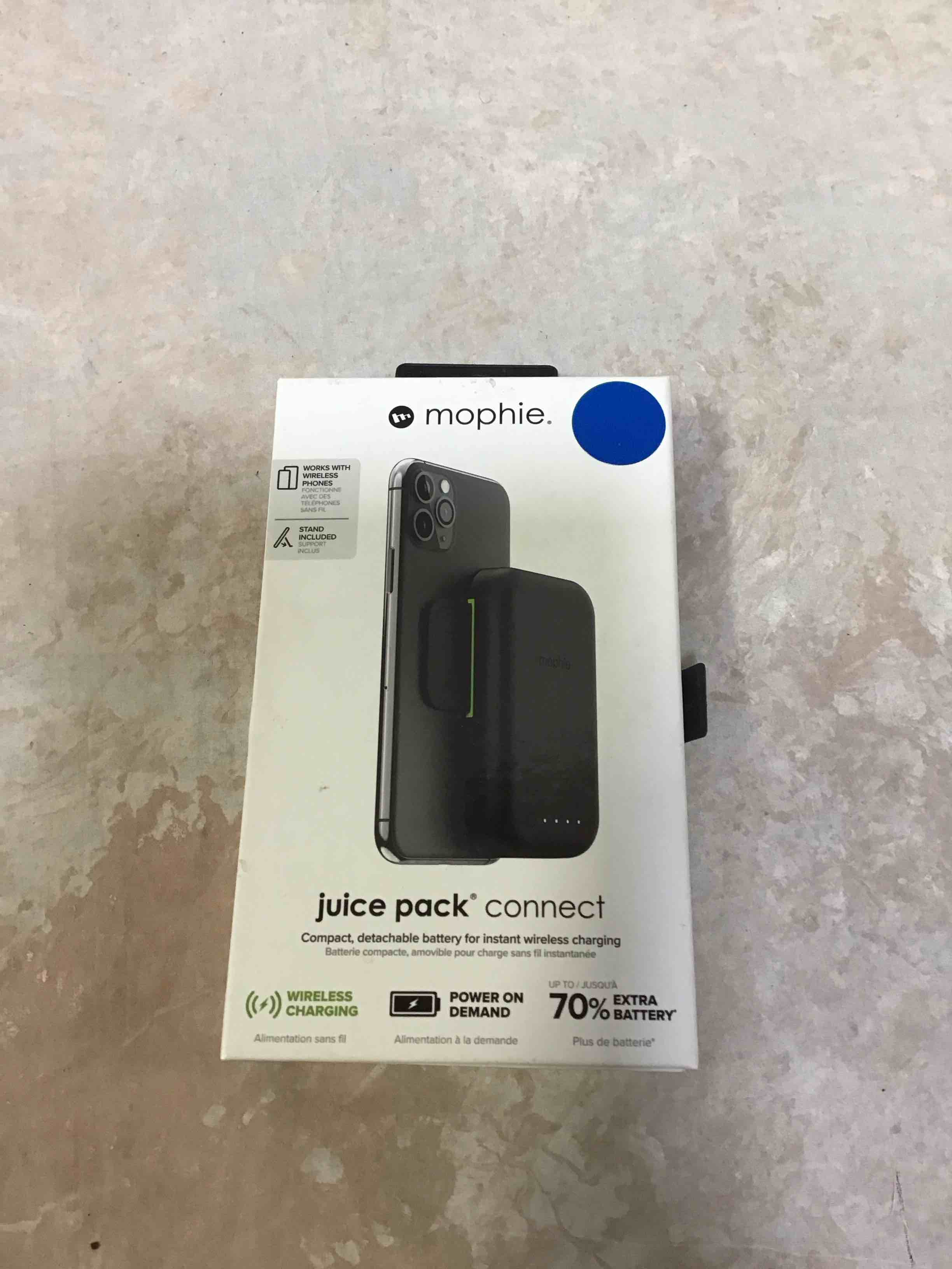 Condition photo showing Good Condition for mophie juice pack connect -Removable Portable Wireless 5 000mAh battery