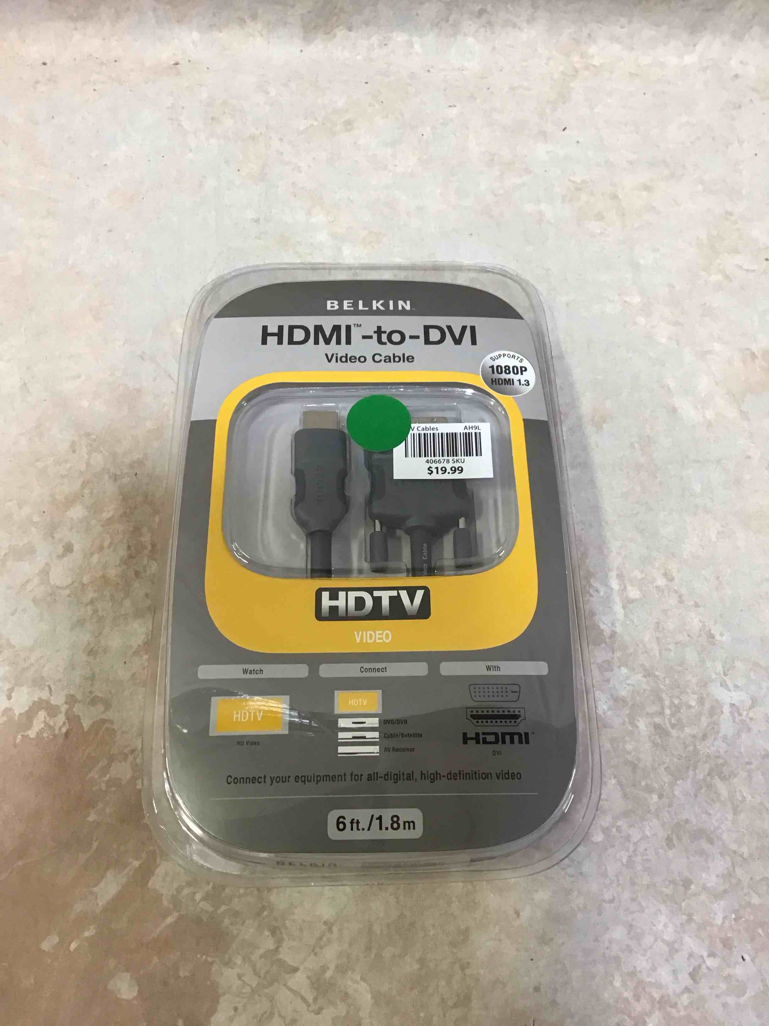 Belkin HDMi to DVI-D Cable