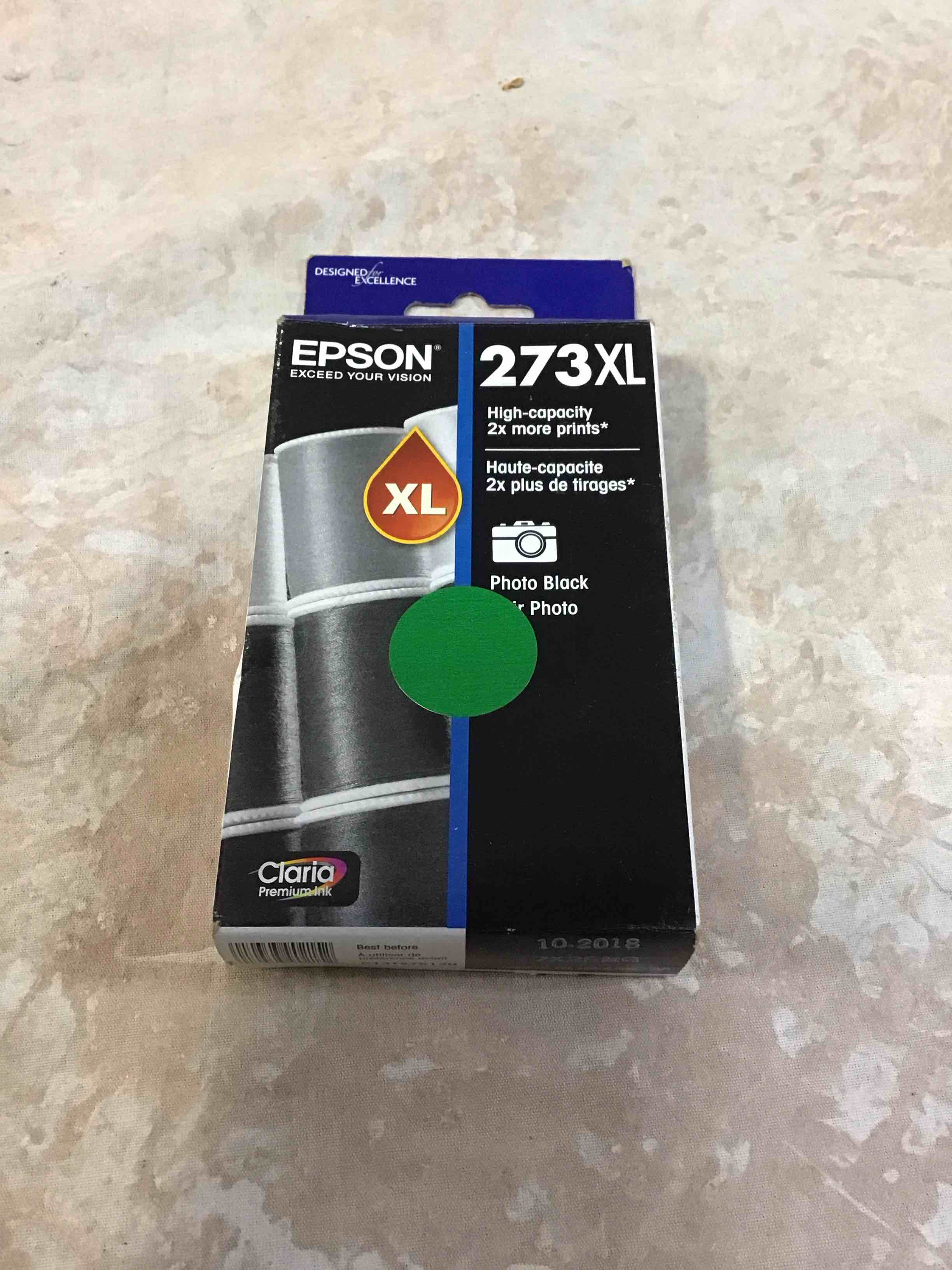 Condition photo showing New/Like New for Epson High Yield Remanufactured Ink Cartridge Replacement for EPSON T273XL120 (Black)