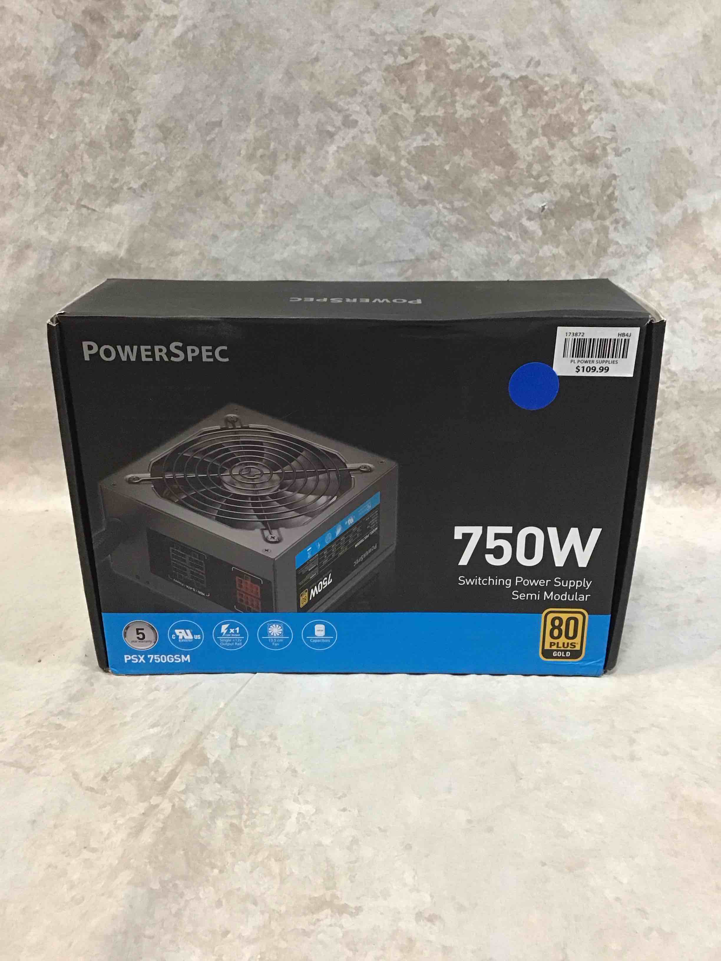 Condition photo showing item condition for Powerspec 750W Power Supply