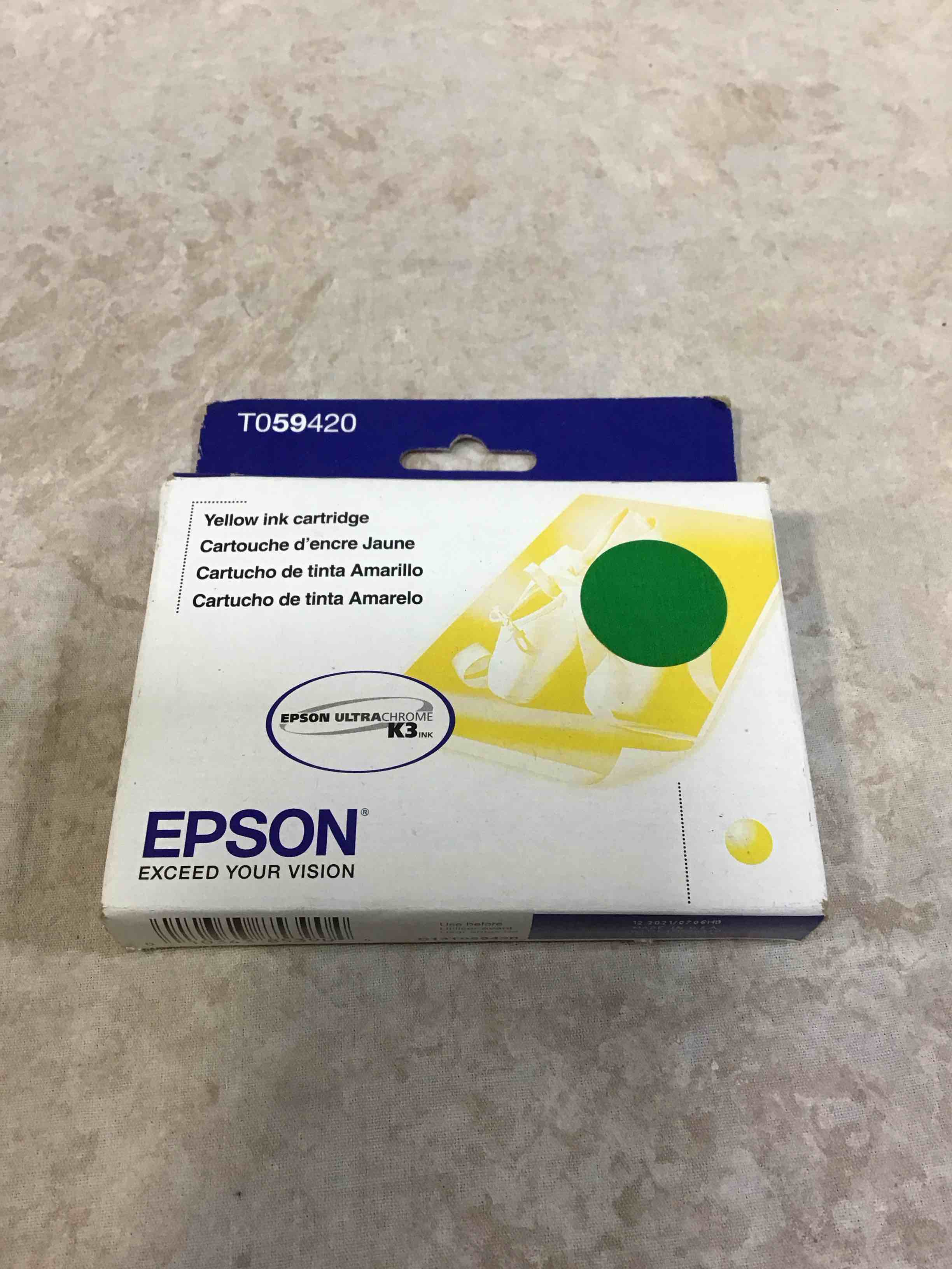 Condition photo showing item condition for Single Color Cartridge Epson 1 Number Of Cartridges Yellow