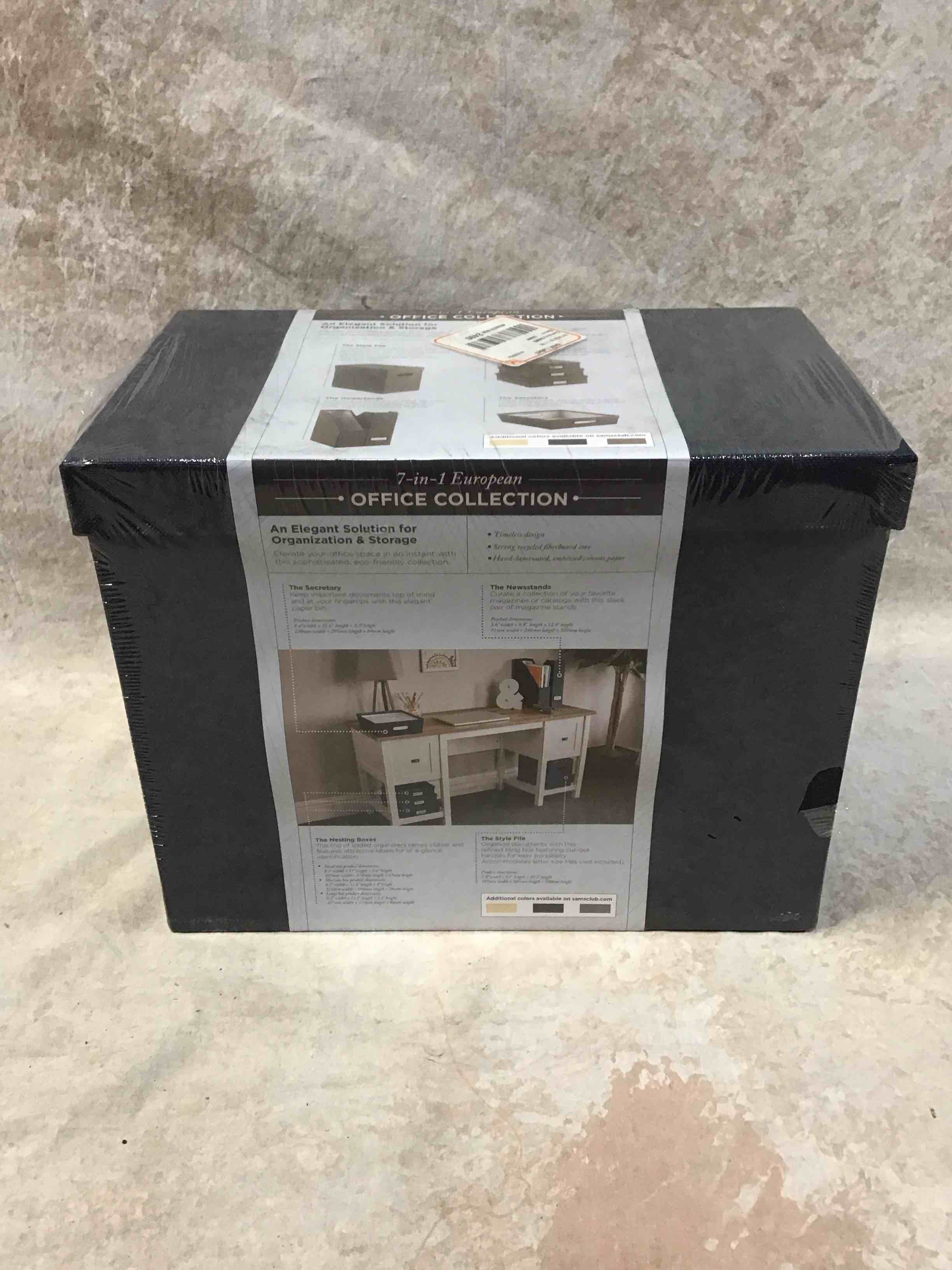 Condition photo showing item condition for 7 in 1 European Storage Office Collection