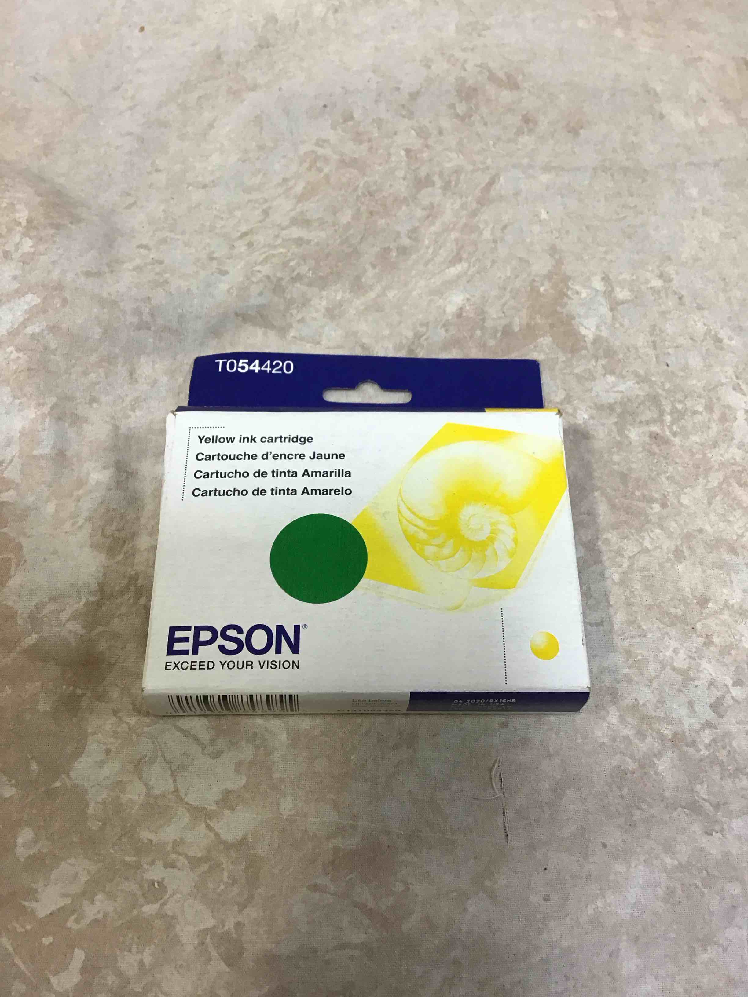 Condition photo showing New/Like New for Epson T054 Yellow Ink Cartridge