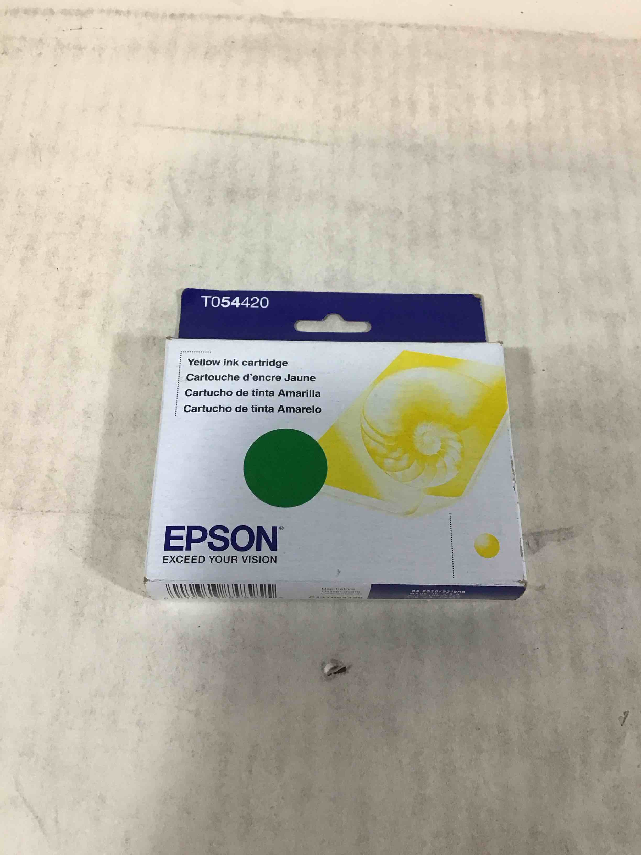 epson t054 yellow ink cartridge