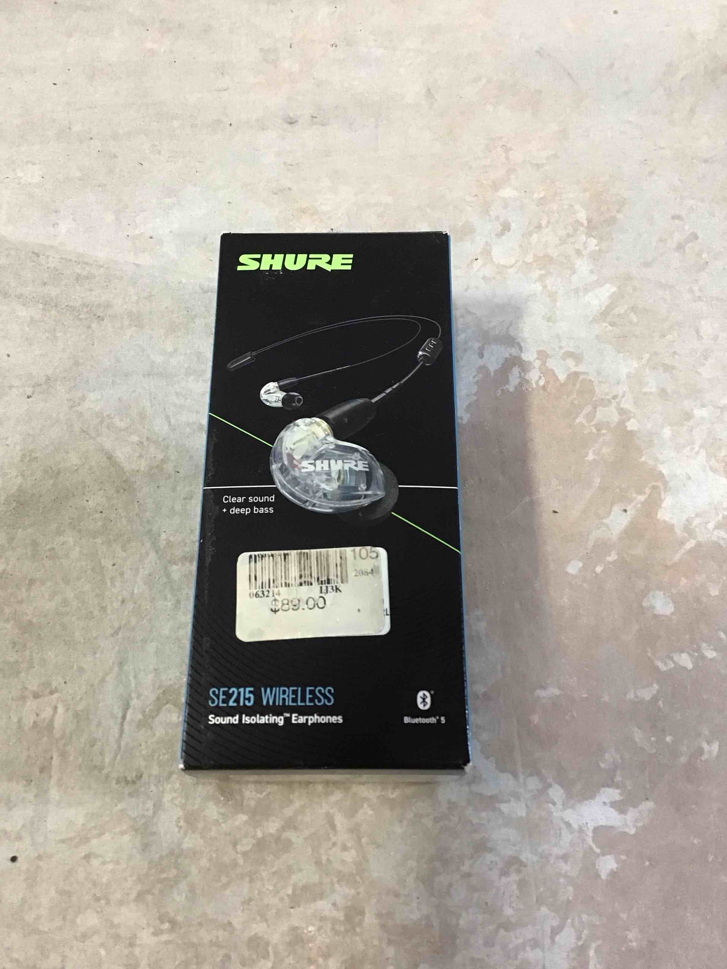 Condition photo showing Good Condition for Shure Se215-cl+bt2 Wireless Sound-isolating Earphones W/ Bt 5.0 Clear,