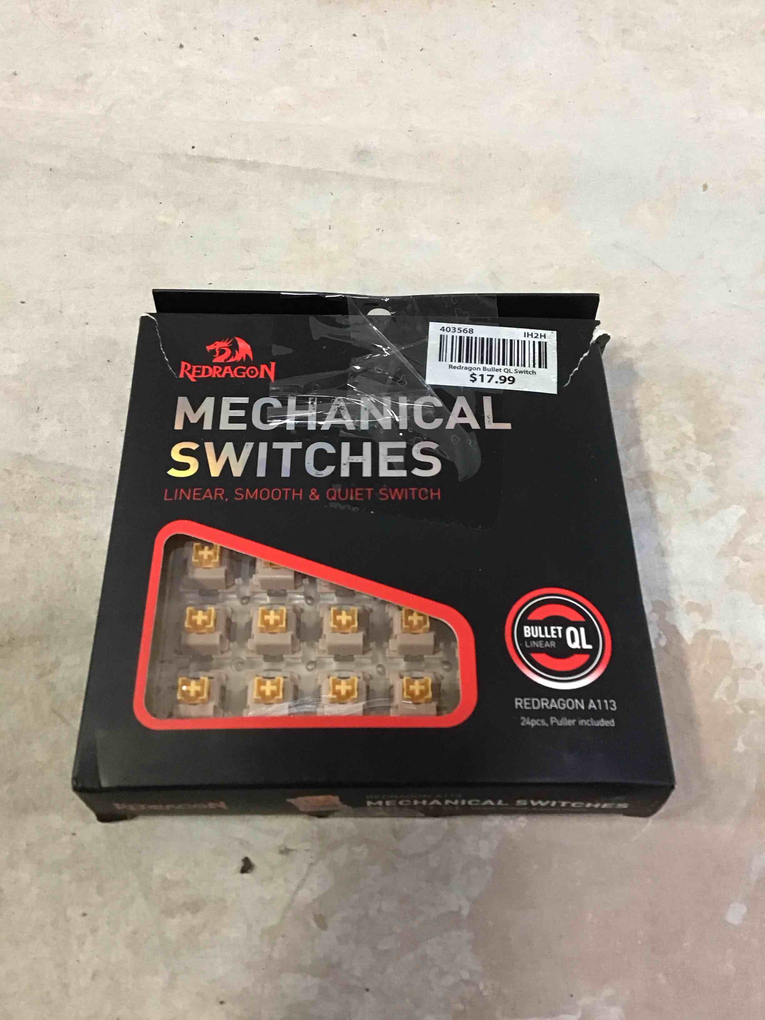 Condition photo showing Good Condition for Redragon Mechanical Switches