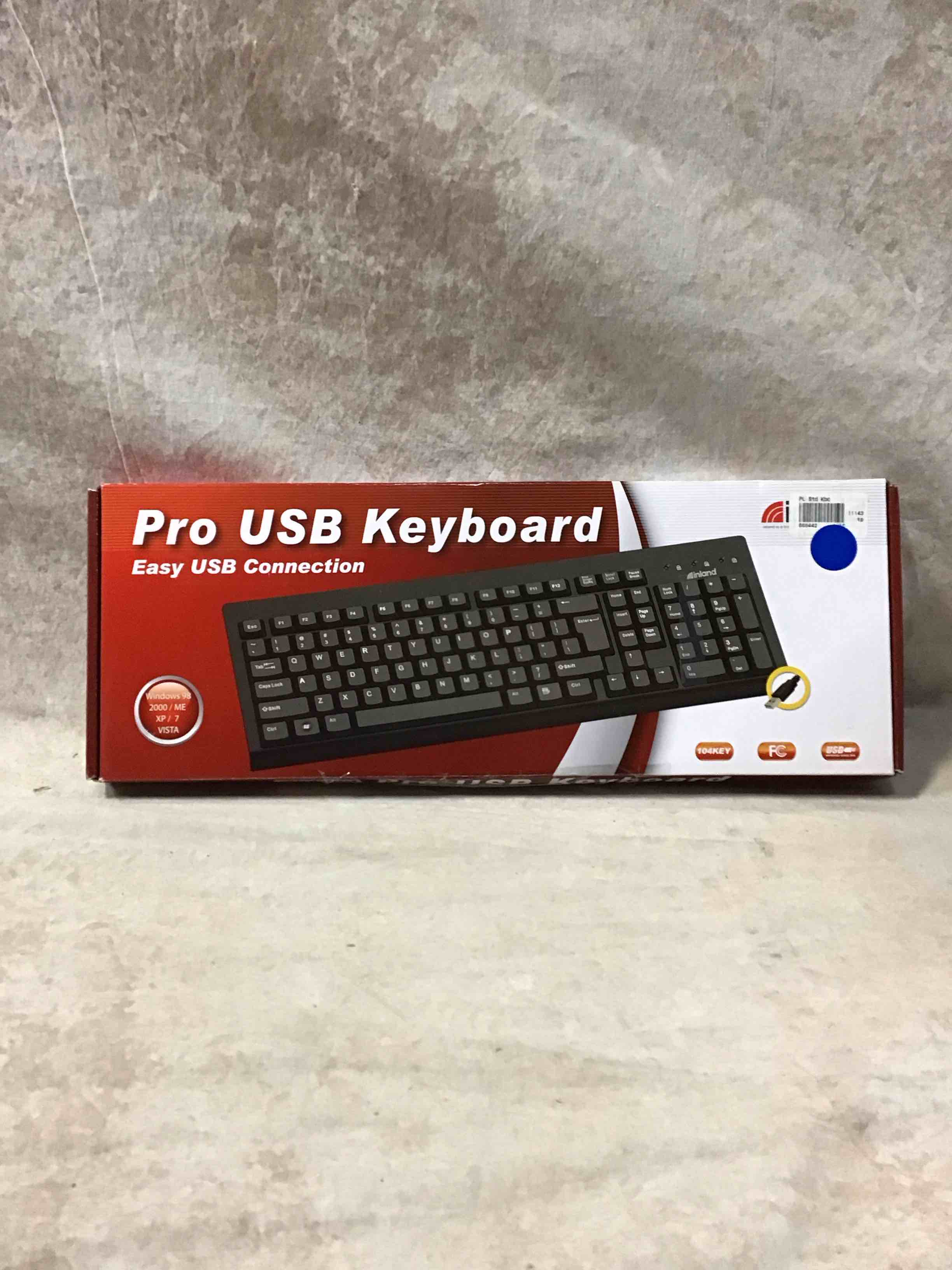 Condition photo showing Good Condition for Inland Pro USB Keyboard