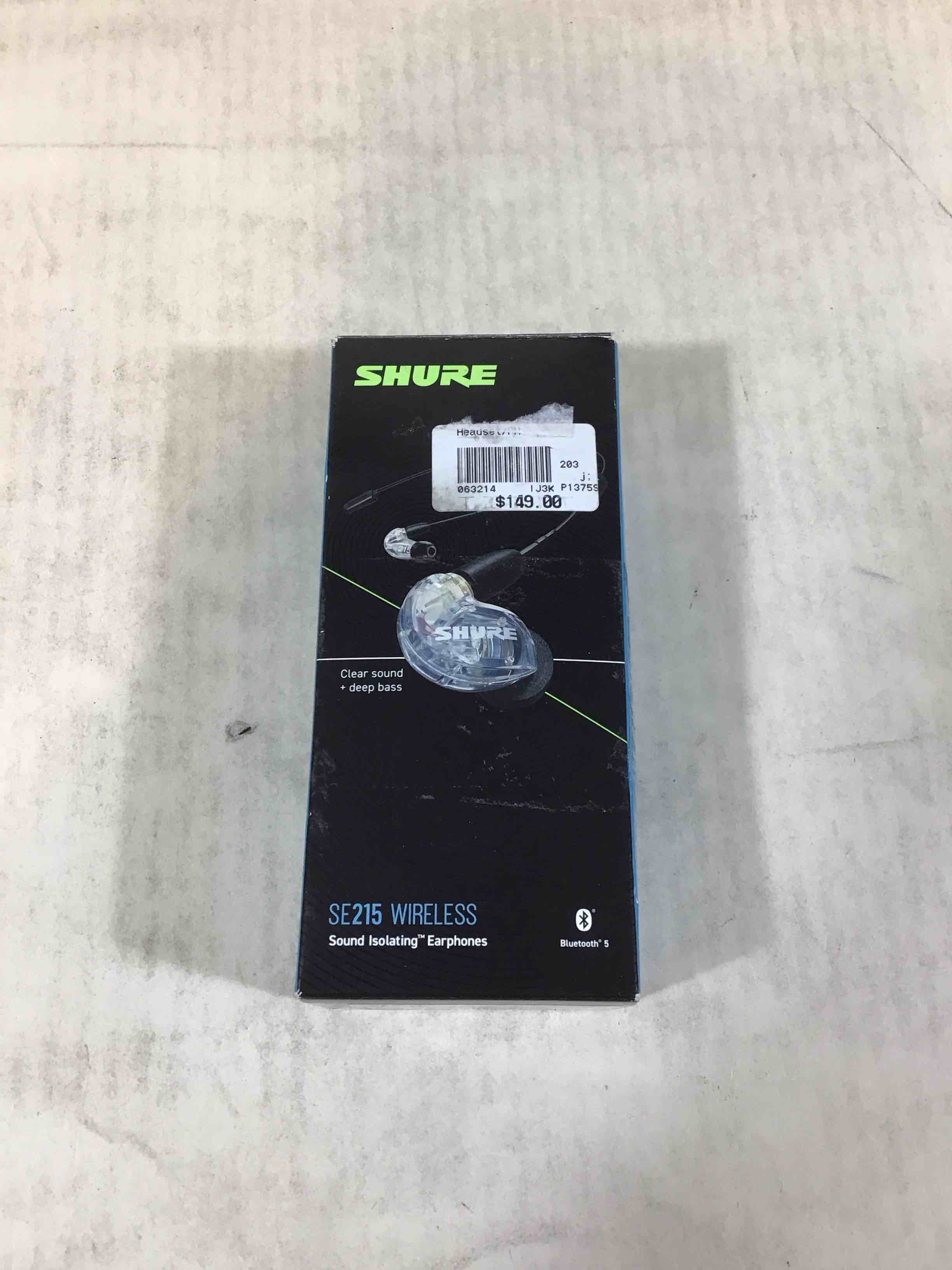Condition photo showing Good Condition for Shure Se215-cl+bt2 Wireless Sound-isolating Earphones W/ Bt 5.0 Clear,