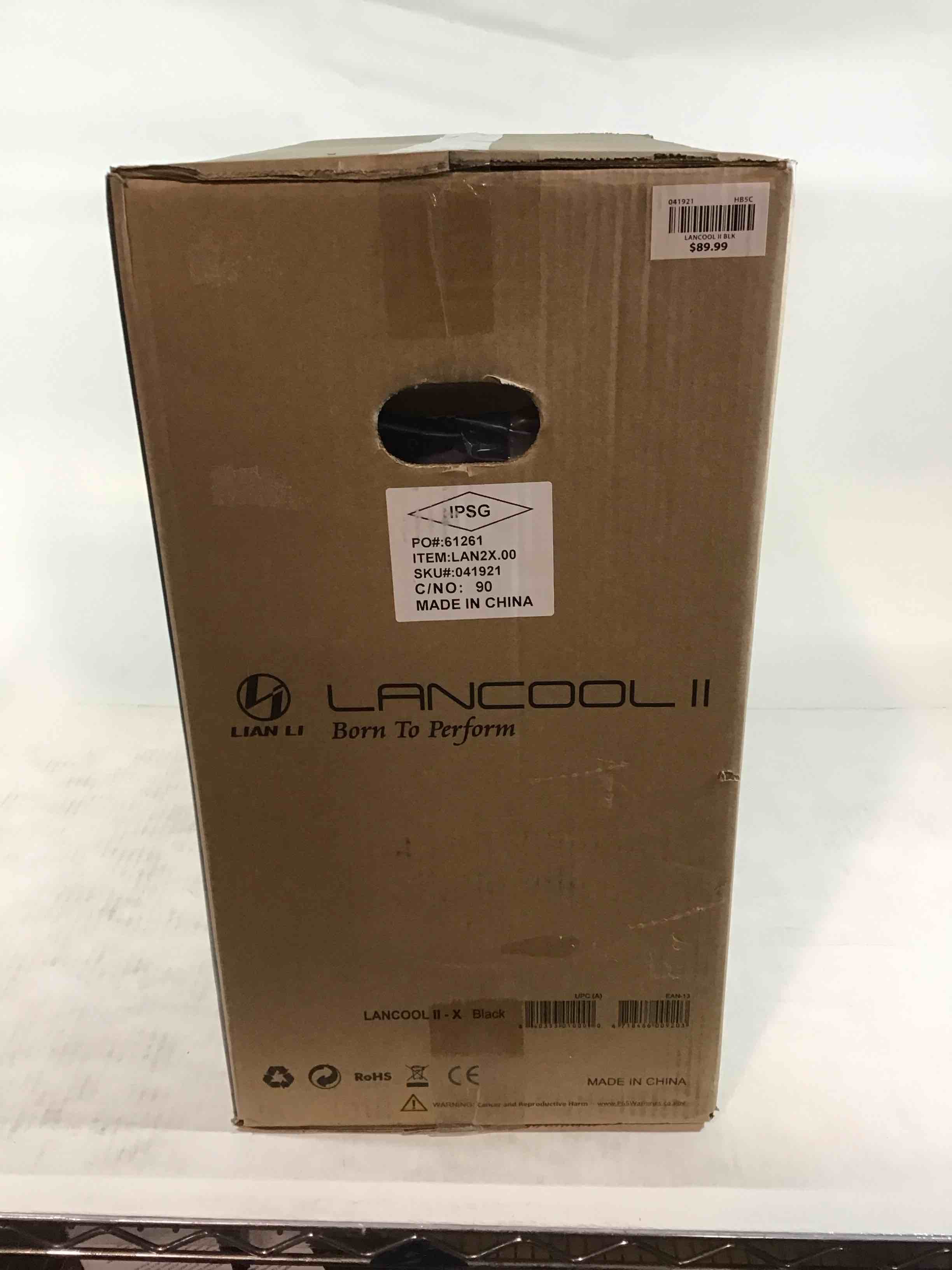 Condition photo showing New/Like New for (grade C) (open Box) Lian Li Lancool Ii Argb Tempered Glass Midi Tower Case -