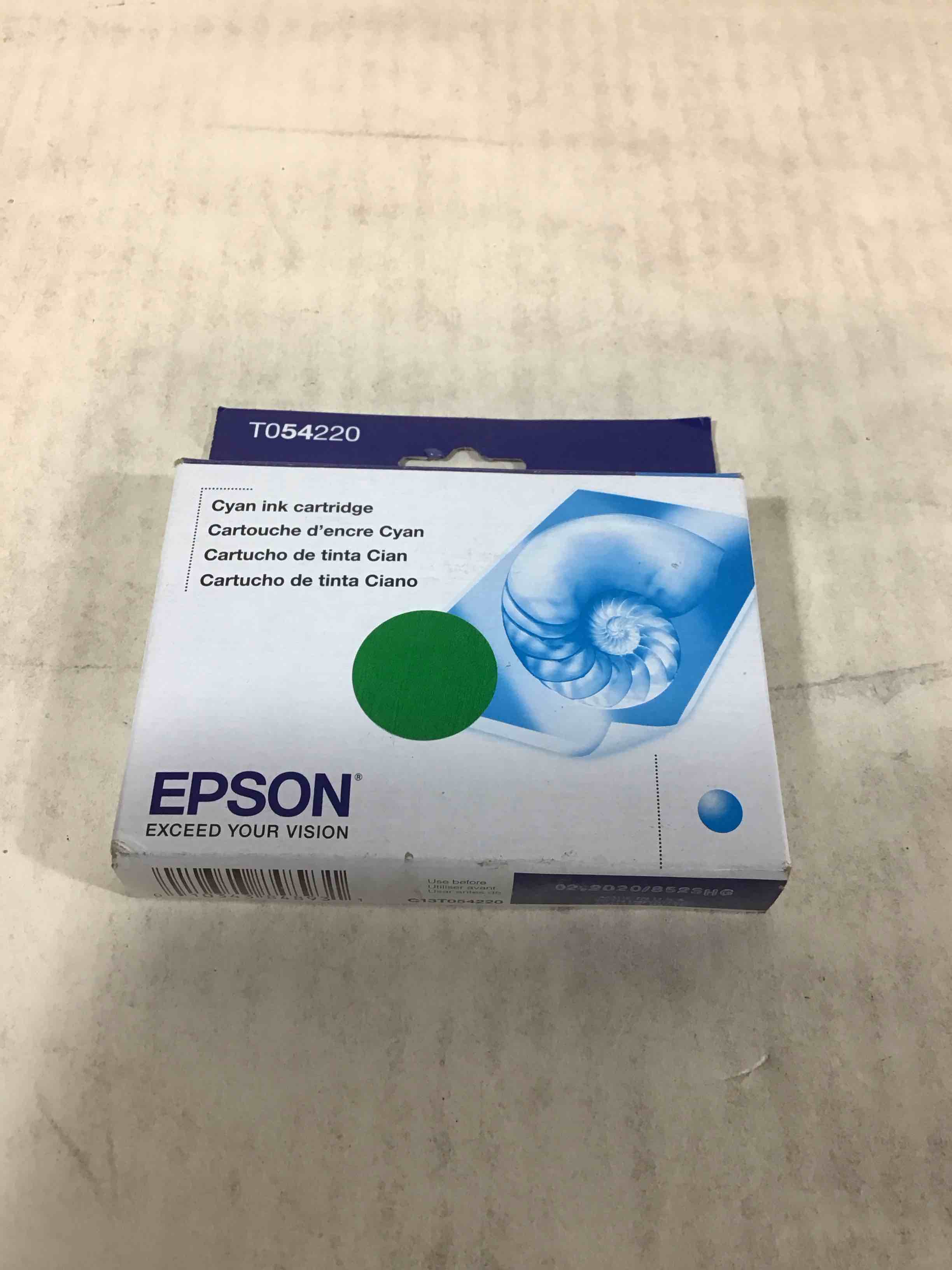 Condition photo showing New/Like New for Epson T054 Cyan Ink Cartridge