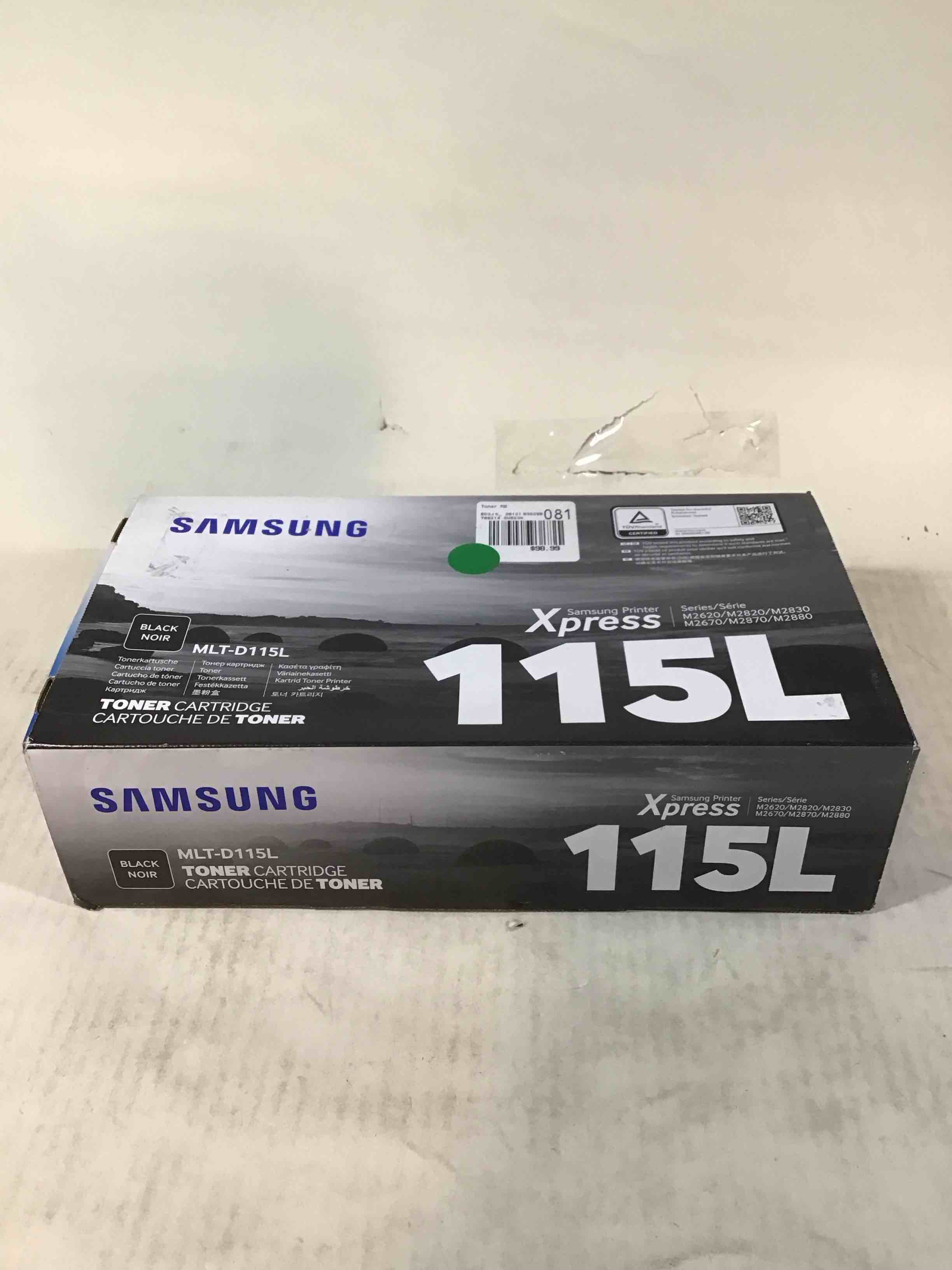 Condition photo showing New/Like New for Samsung MLT-D115L High Yield Laser Toner Cartridge MLT-D115L (MLT-D115L/XAA) - Black Pack - 3000 Pages