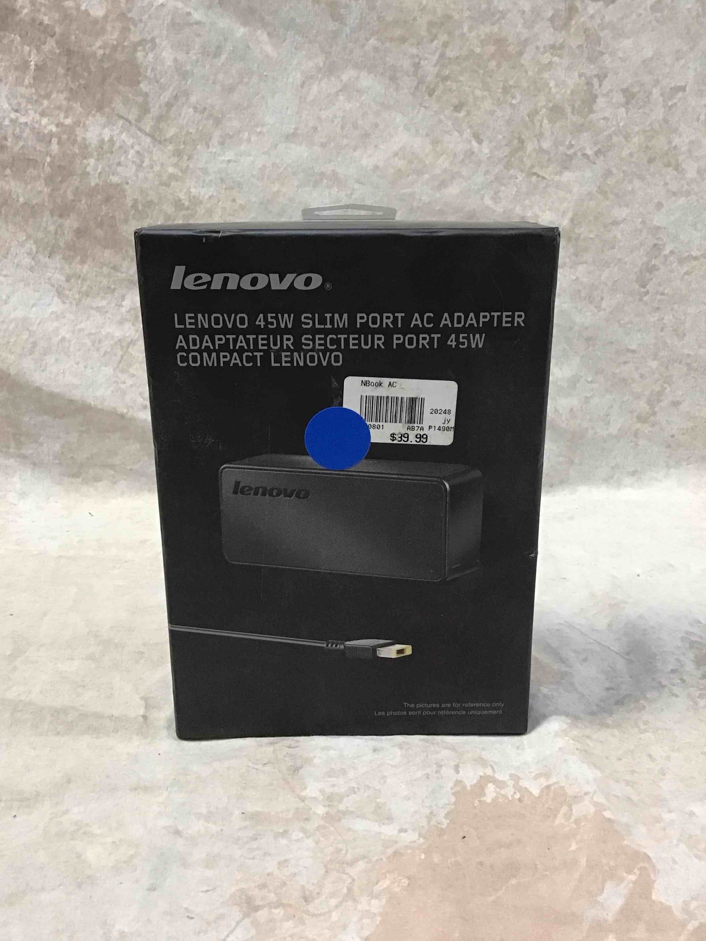 Condition photo showing Good Condition for Lenovo 45W Slim Port AC Adapter 