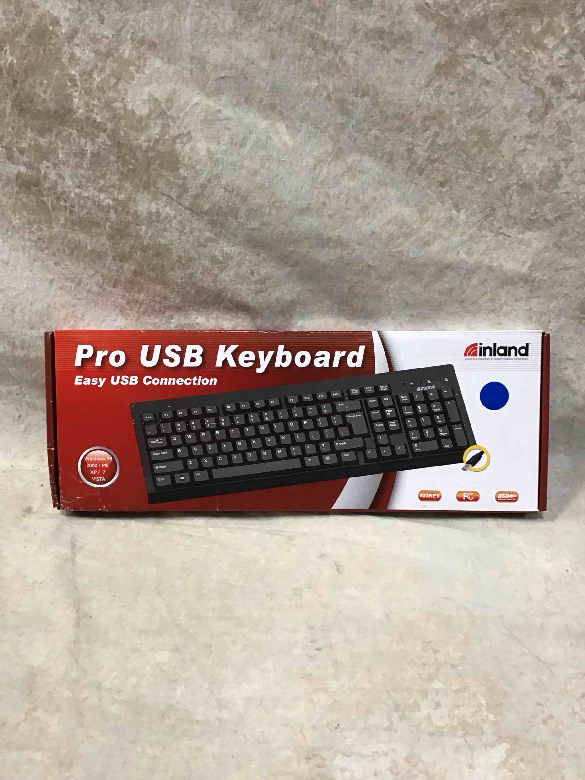 Condition photo showing Good Condition for inland pro usb keyboard