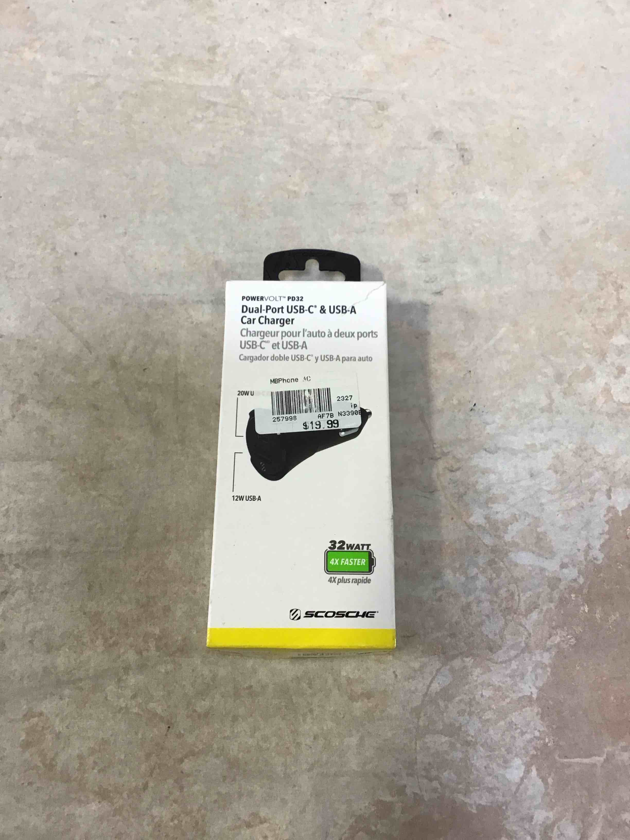 Condition photo showing Good Condition for Scosche CPDCA32-SP PowerVolt 32W Certified USB-C + USB-A Fast Car Power Delivery 3.0