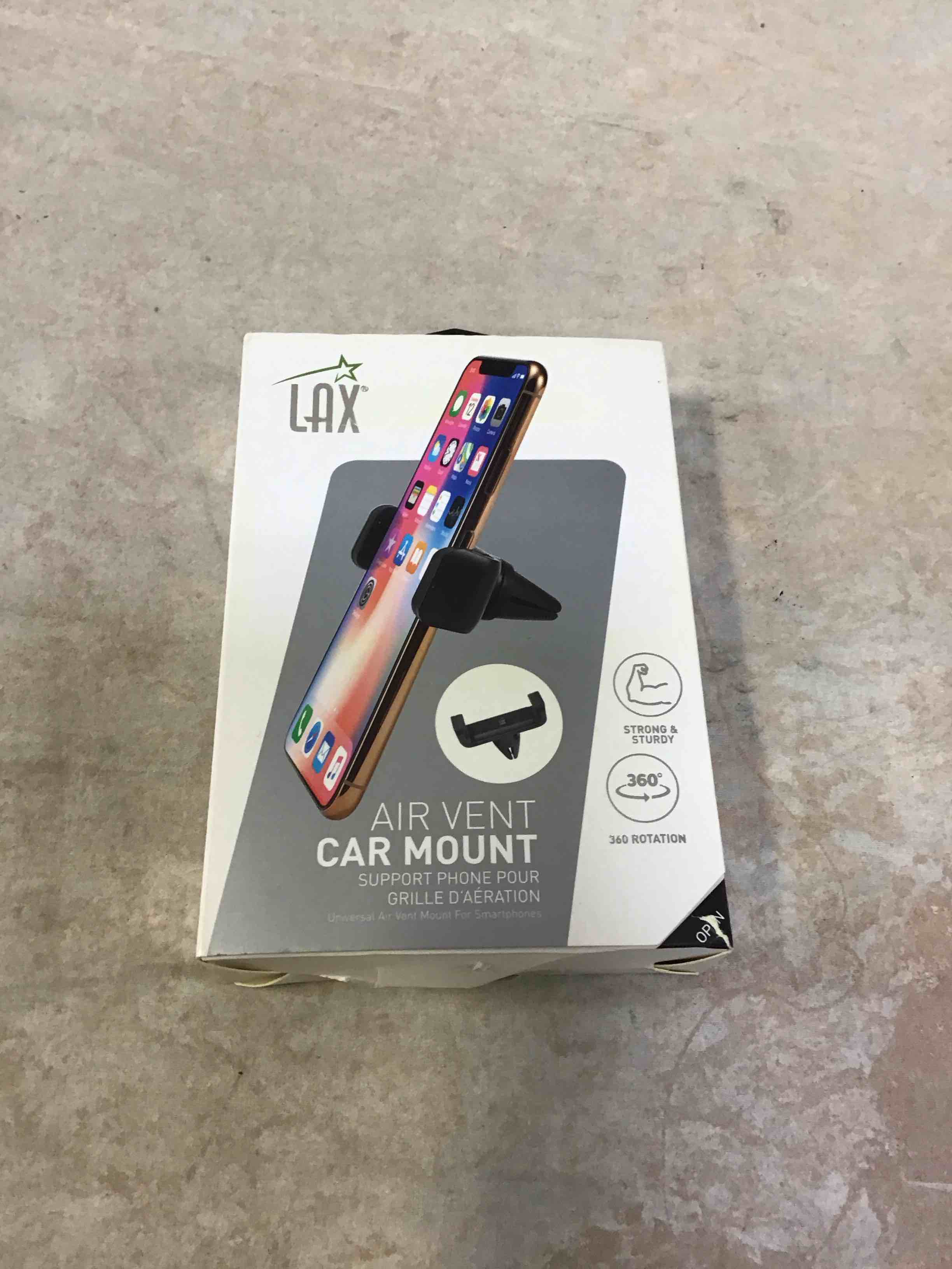 Condition photo showing Good Condition for LAX Aluminum Air Vent Car Mount - Black