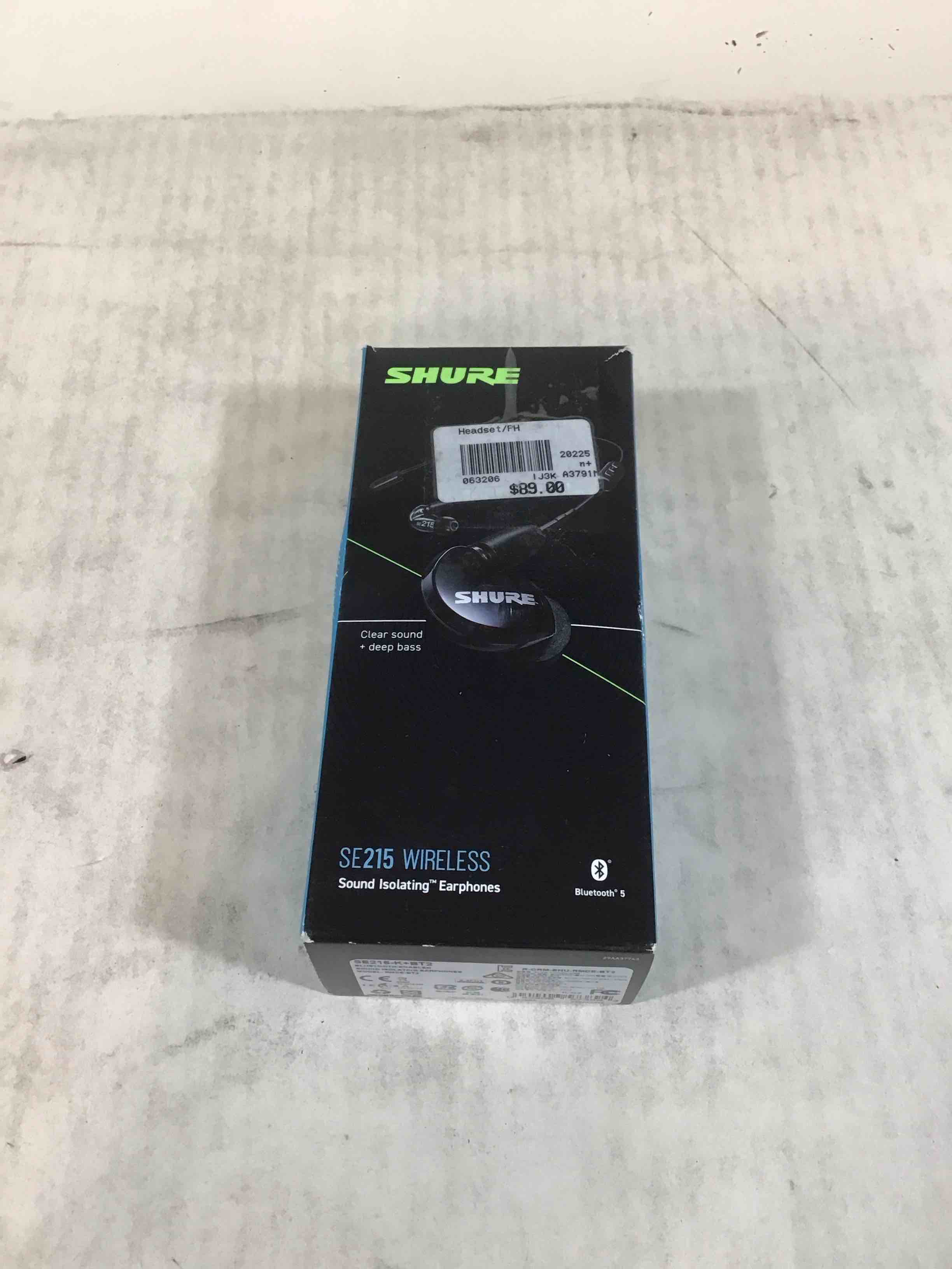 Condition photo showing Good Condition for Shure Se215 Wireless In-ear Earphones With Rmce-bt2 Bluetooth 5.0 Cable, Black