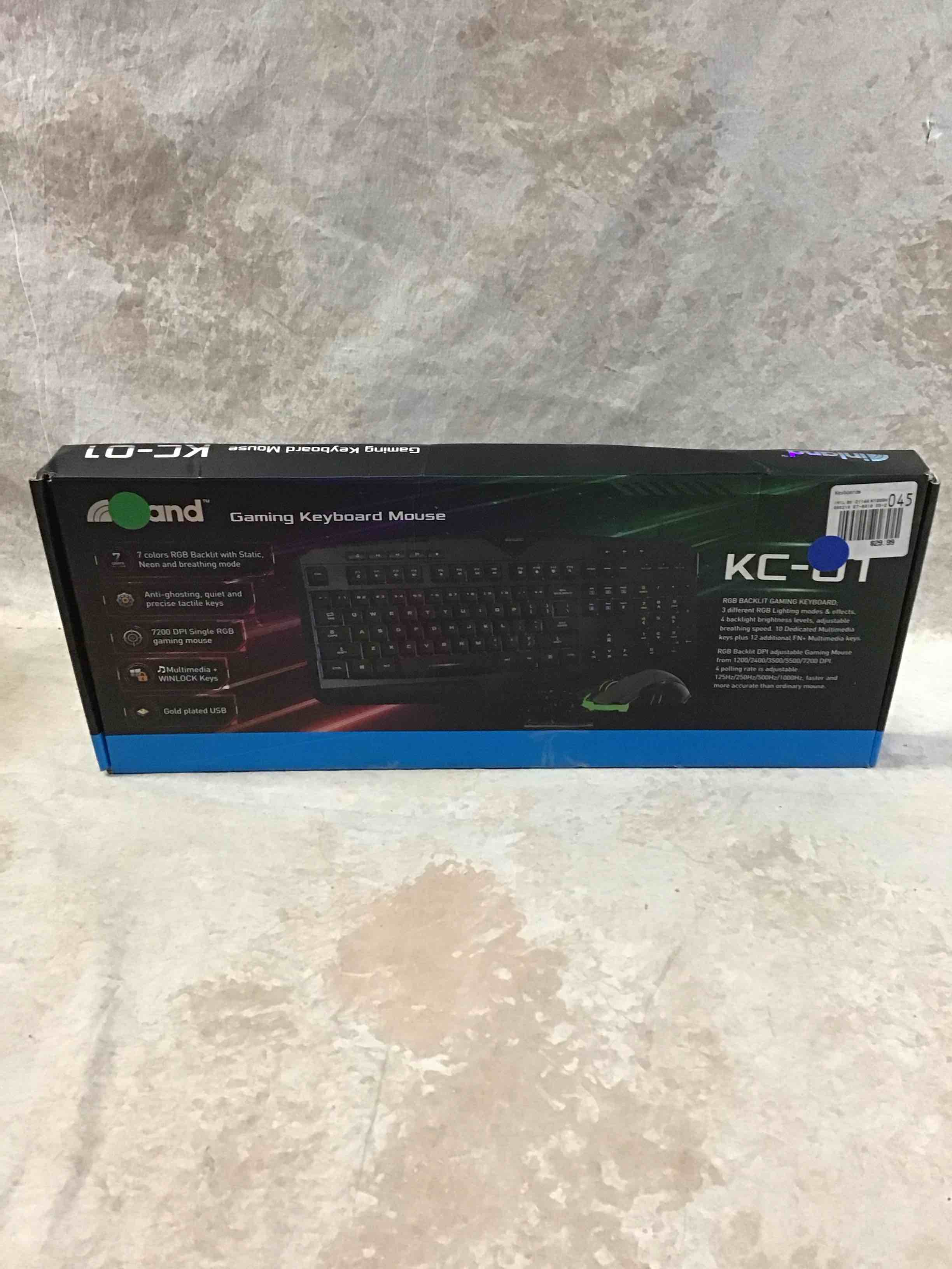 inland gaming keyboard and mouse combo