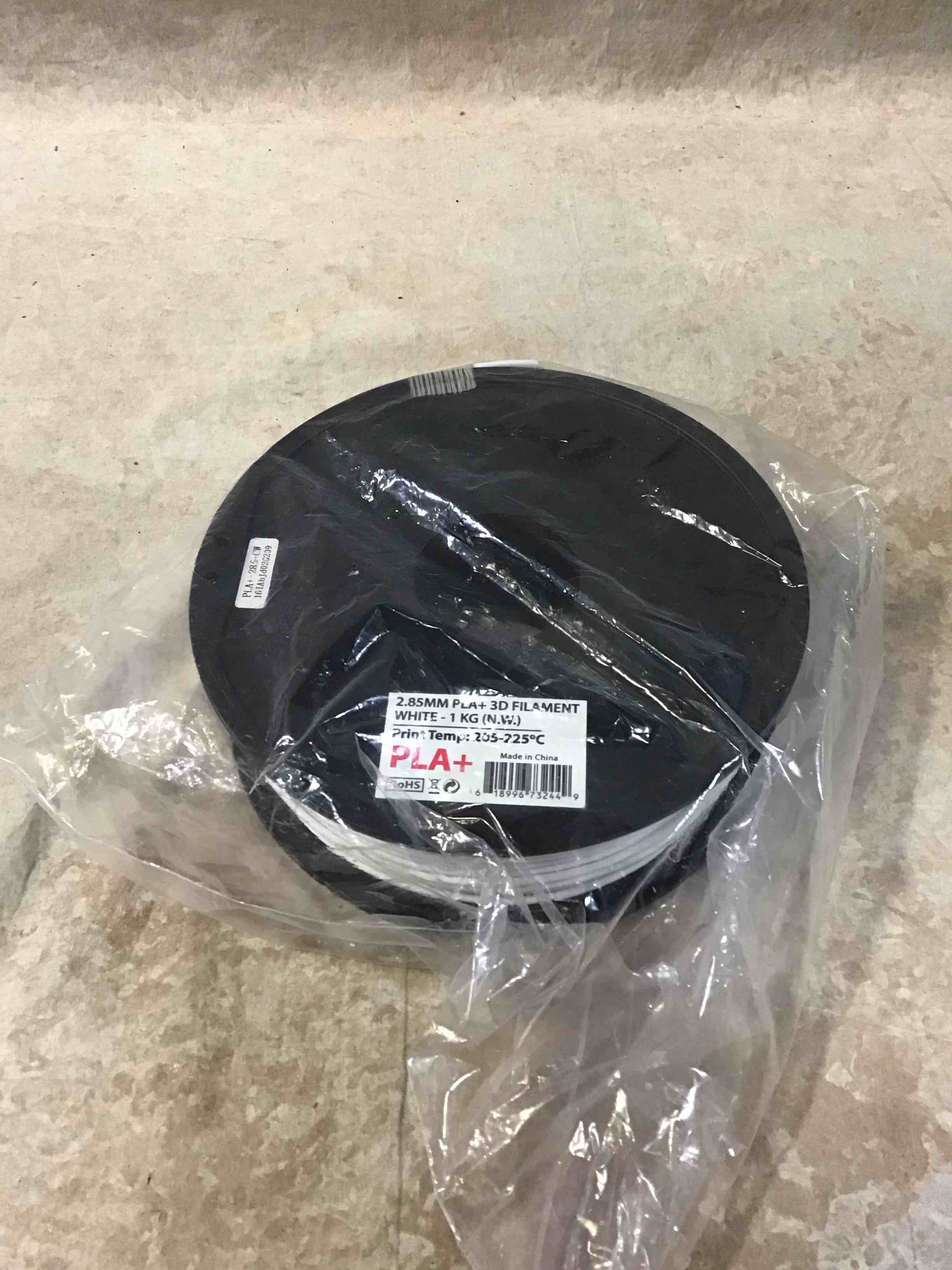 Condition photo showing New/Like New for inland 2.85mm pla+ 3d filament white 