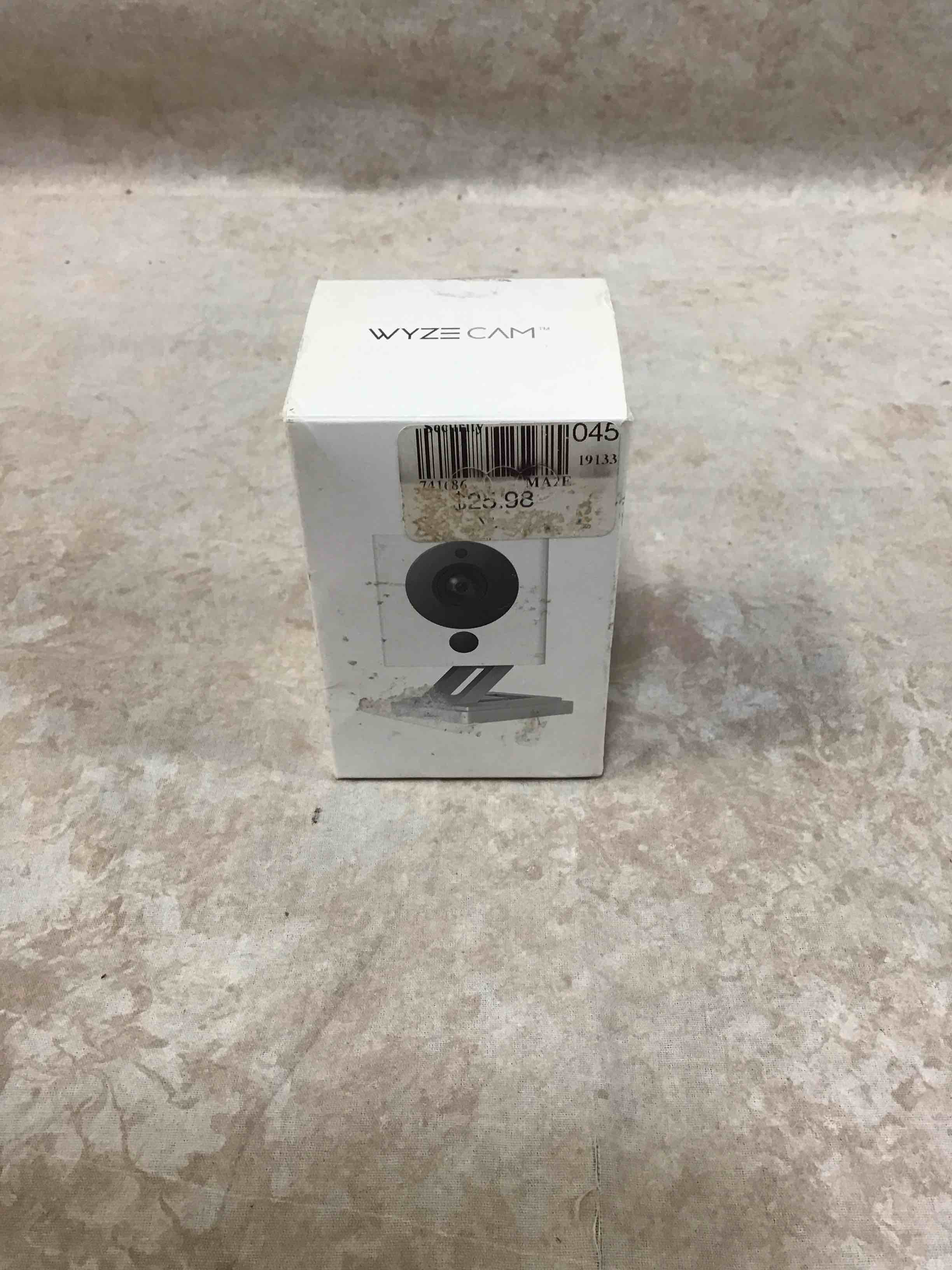 wyze cam 1080p hd indoor wireless smart home security camera with night vision, 2-way audio, works with alexa & the google assistant, one pack, white