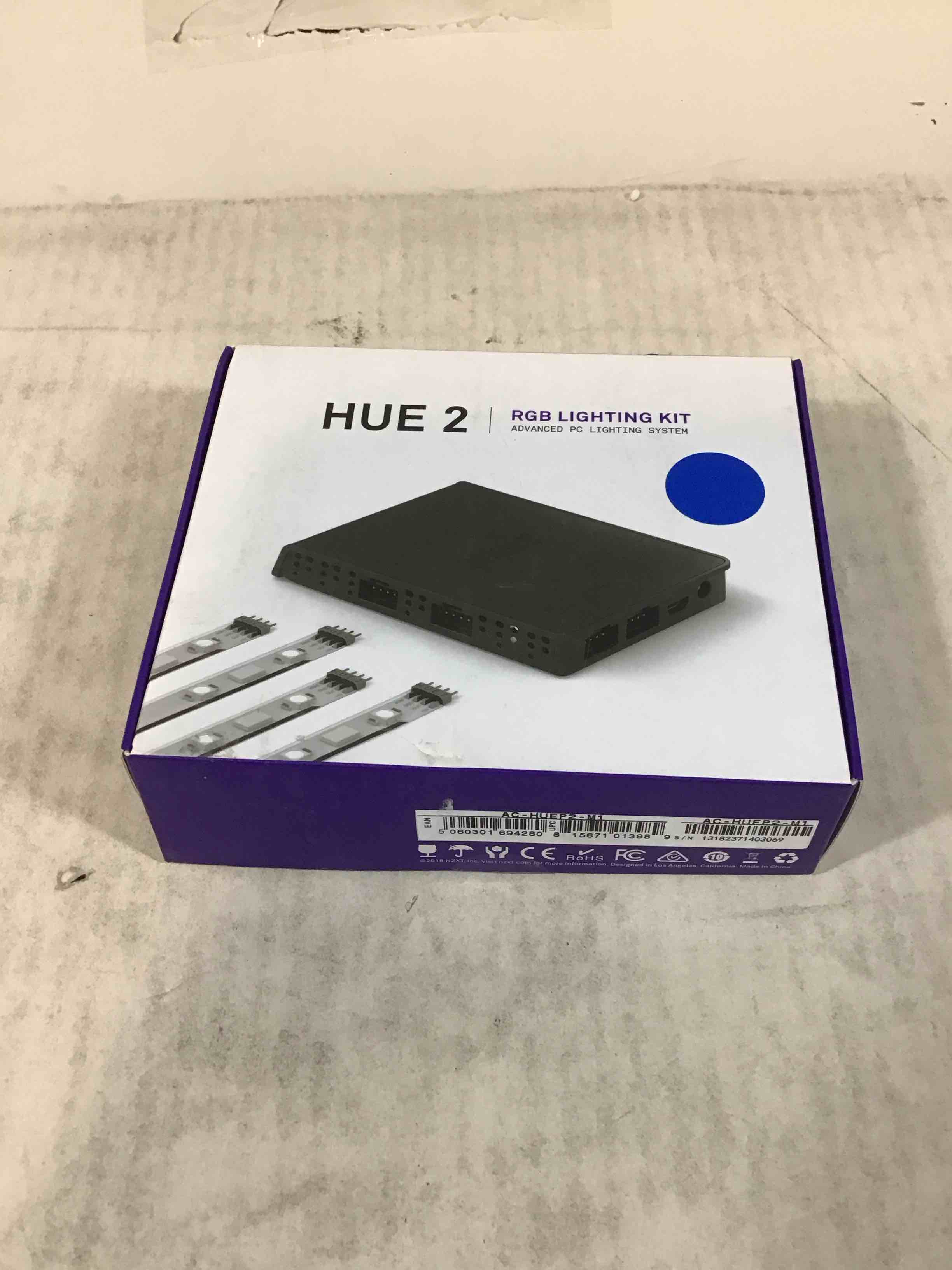 nzxt ac-huep2-m1 hue 2 rgb lighting kit (advanced pc lighting system with 4 lighting channel)