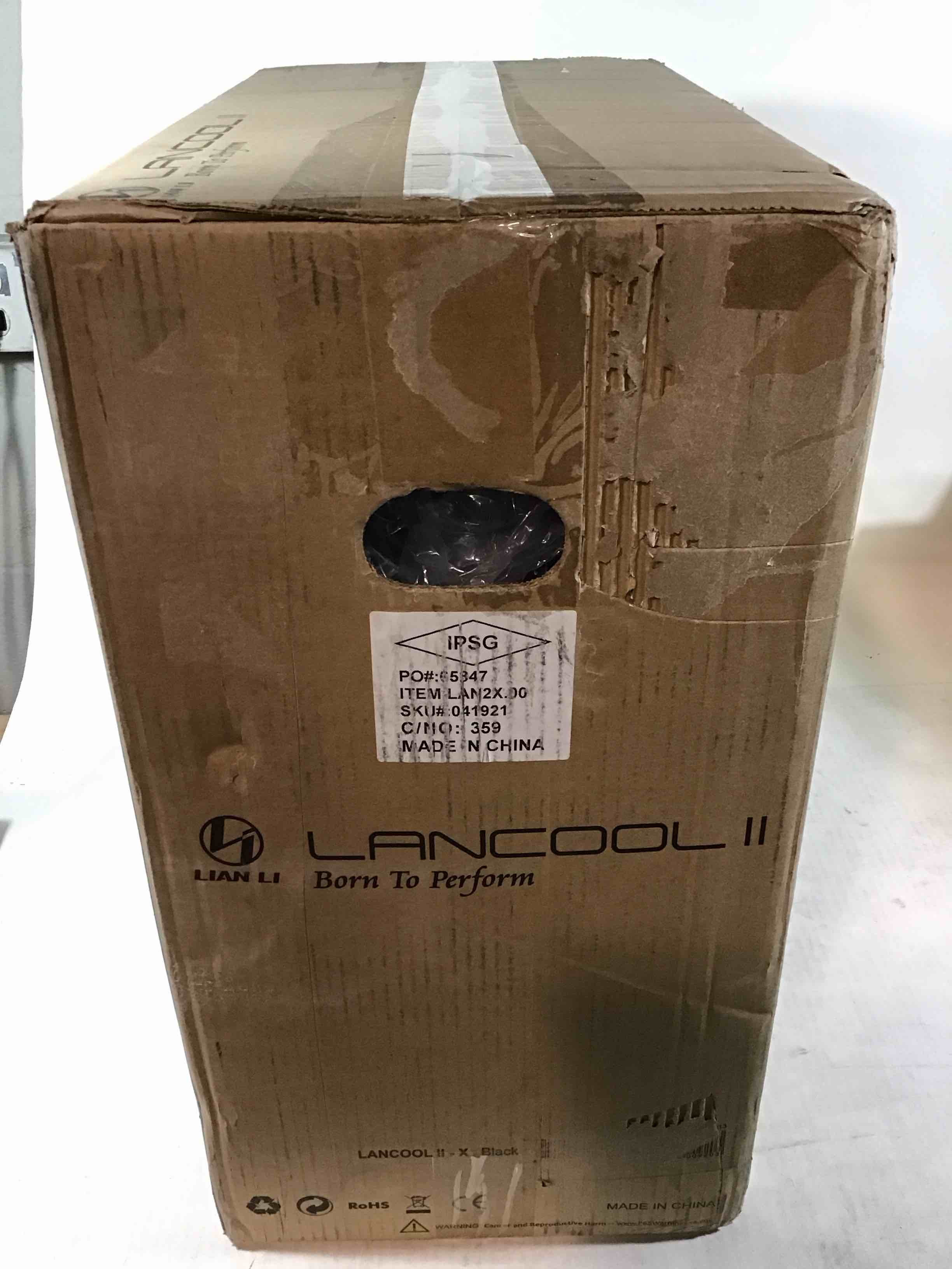 lian li lancool ii gaming pc case black