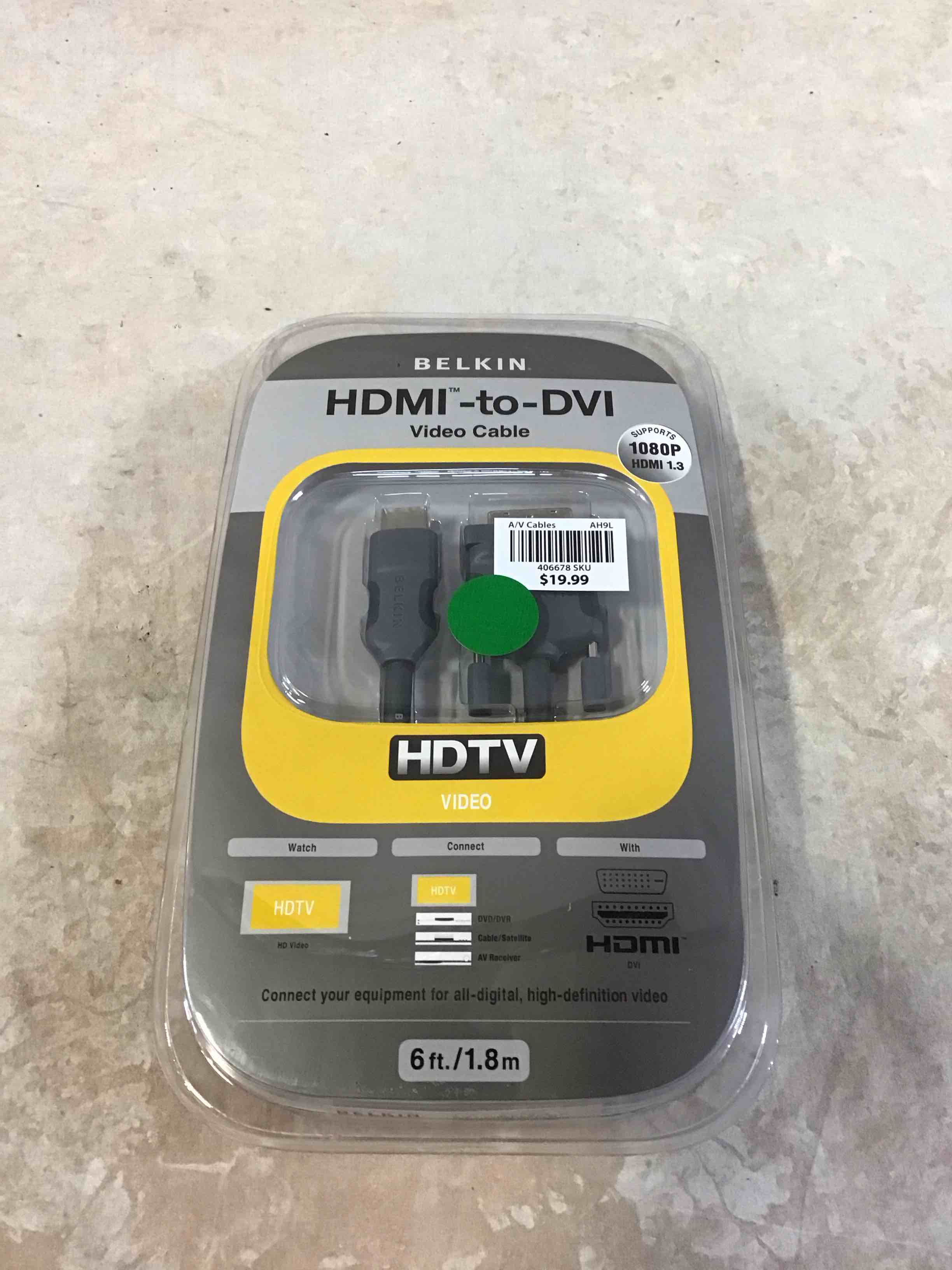 Belkin HDMi to DVI-D Cable