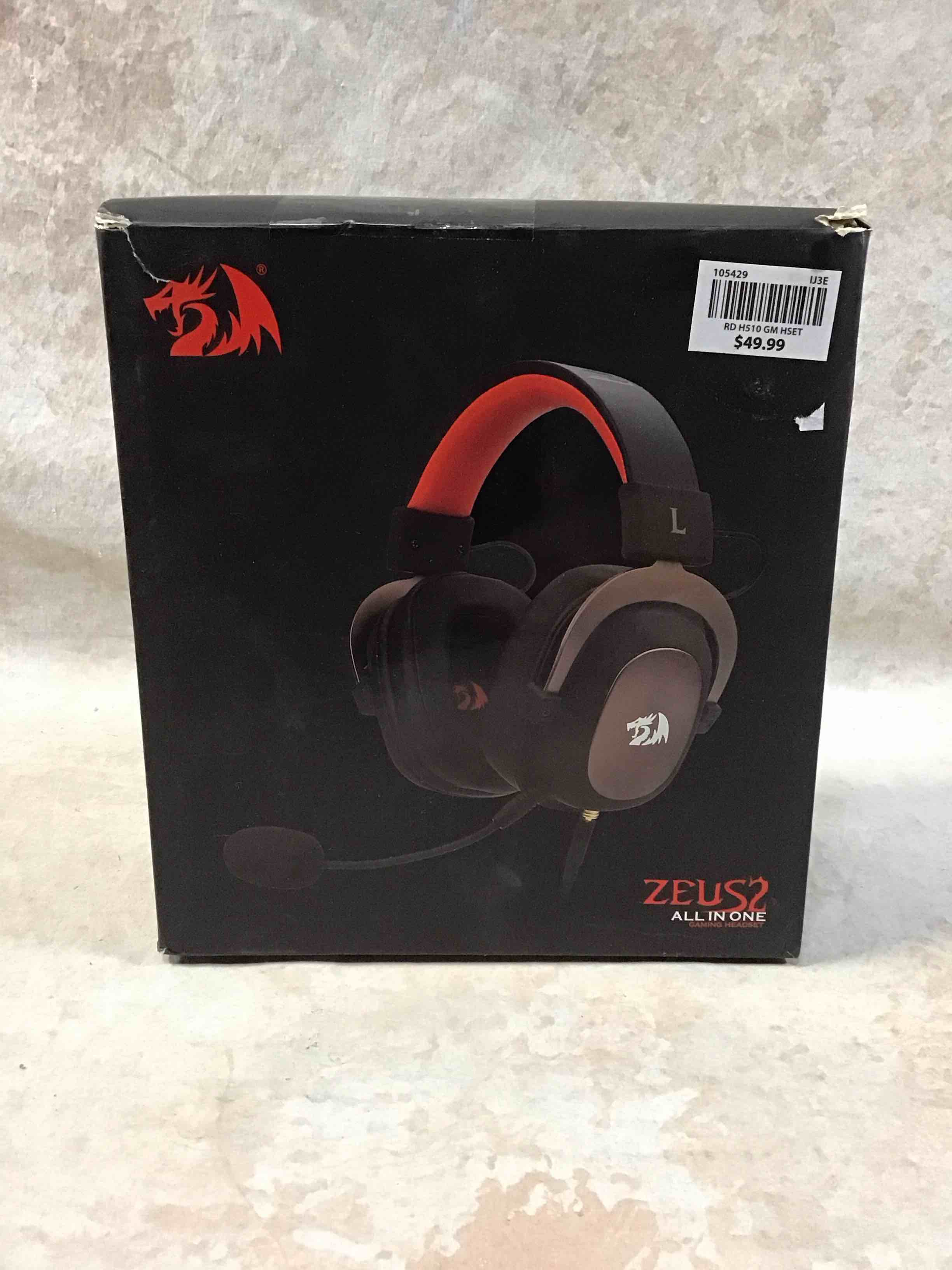 Redragon H510 Zeus-X RGB Wired Gaming Headset 53MM USB Powered for PC/PS4/NS