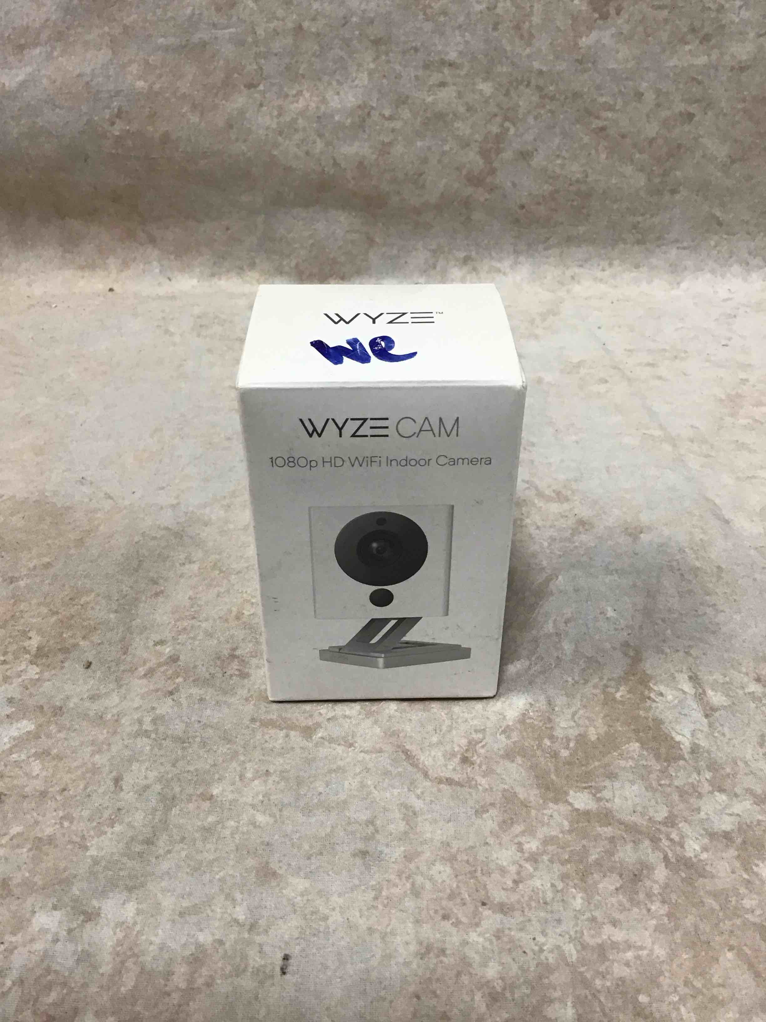 wyze cam 1080p hd indoor wireless smart home security camera with night vision, 2-way audio, works with alexa & the google assistant, one pack, white