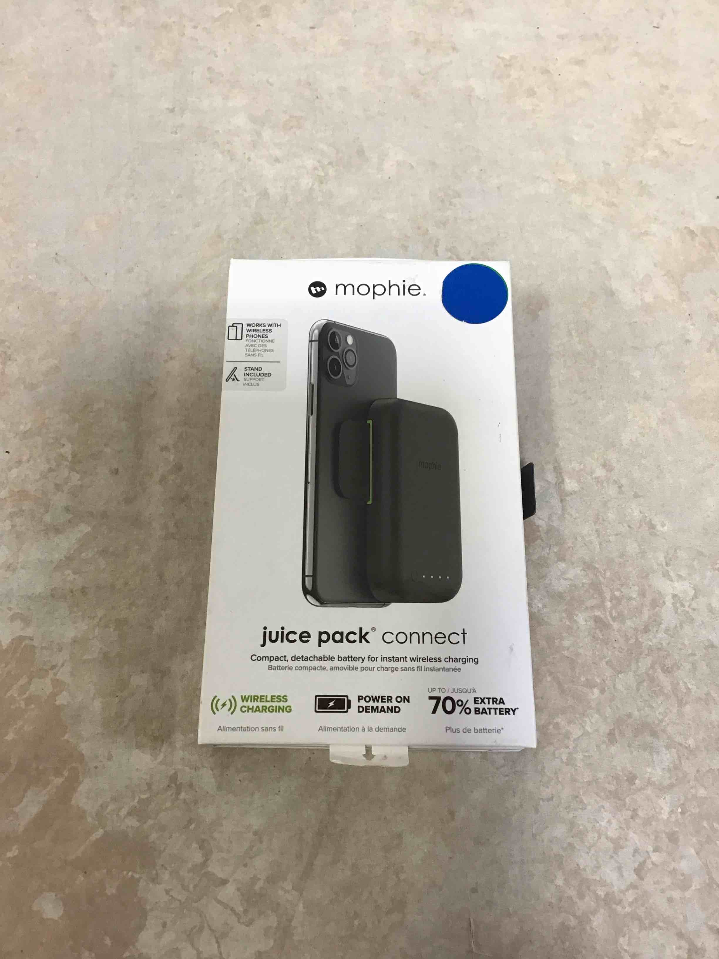 mophie juice pack connect -removable portable wireless 5 000mah battery